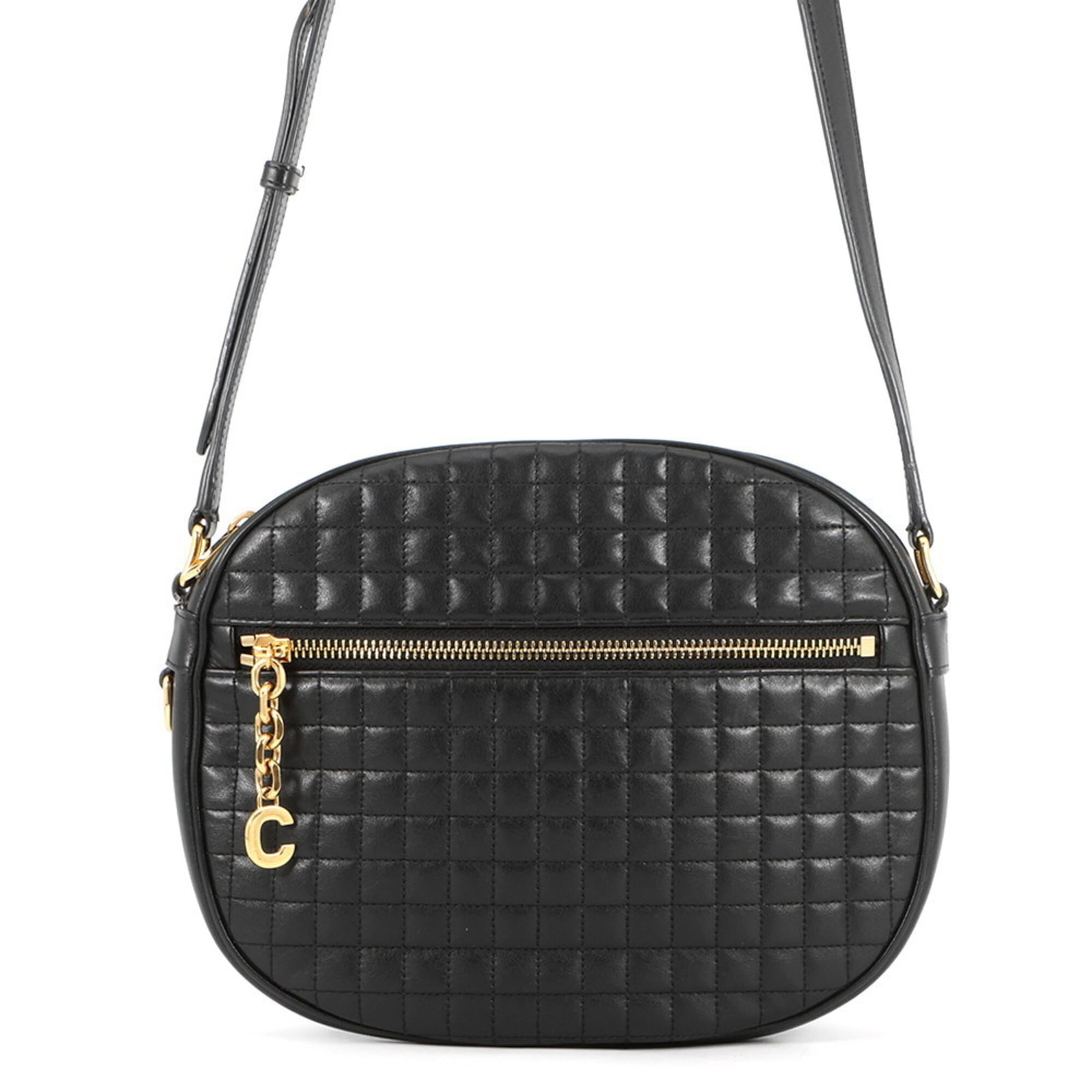 Celine Handbag Shoulder Bag Leather: Celine Handbag Shoulder Bag Leather The Celine Handbag Shoulder Bag Leather is a sleek and sophisticated black leather shoulder bag from Italy, measuring 20cm x 23cm x 5cm. Its classic design makes it