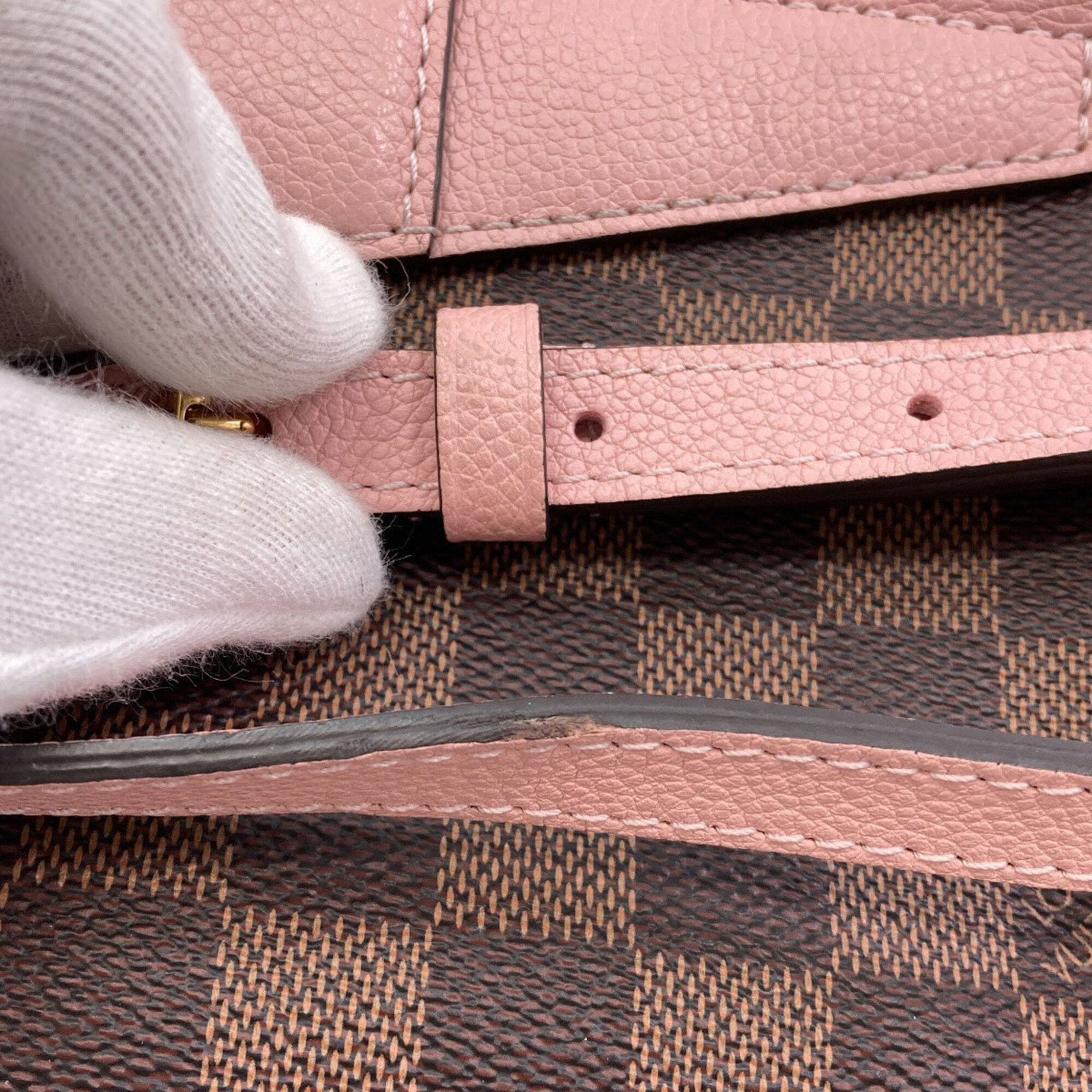 Vuitton Louis Damier Canvas Backpack - 17