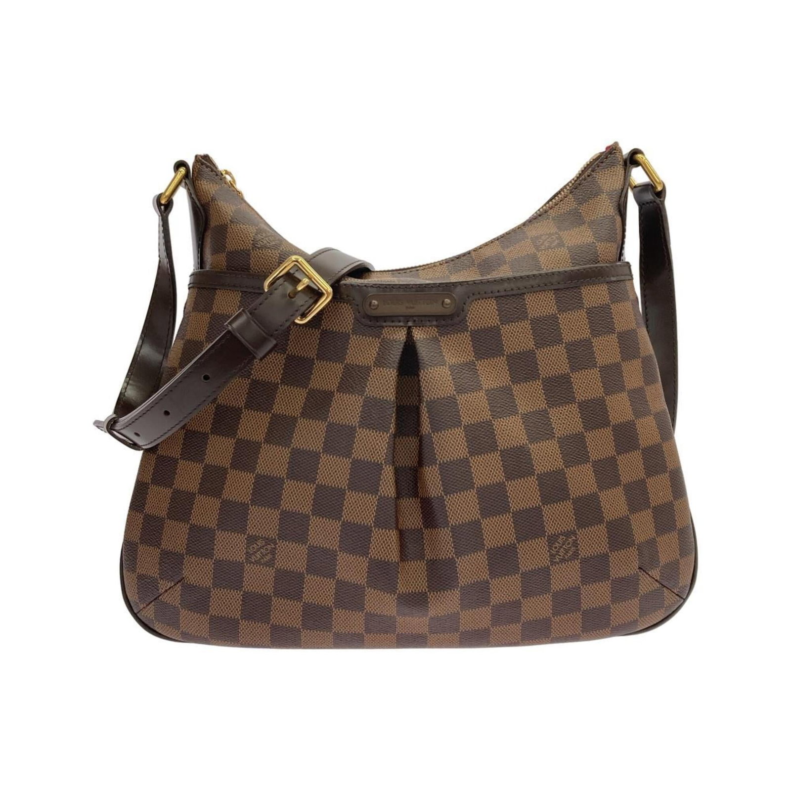Shoulder bag coated canvas by Louis Vuitton: Shoulder bag coated canvas by Louis Vuitton Coated canvas by Louis Vuitton, featuring Ebene hardware and gold accents, adds a touch of sophistication to any outfit. Measuring 26.5cm x 34cm x 2cm,