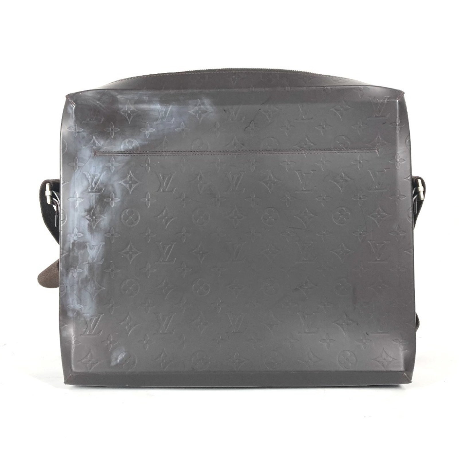 Shoulder Bag Leather Louis Vuitton: Shoulder Bag Leather Louis Vuitton Brown Leather Louis Vuitton Shoulder Bag, 32.5cm x 36cm x 7.5cm. This classic shoulder bag features high-quality leather construction and a timeless design that