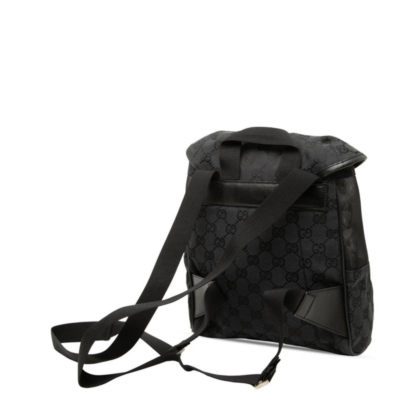Canvas Leather Backpack Gucci - 2