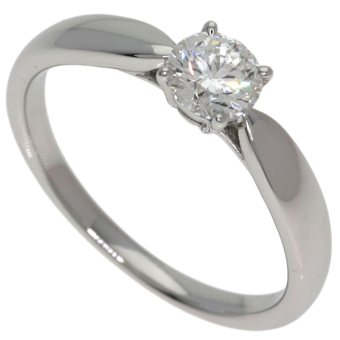 Tiffany&Co. Harmony Diamond Ring Platinum Pt950: Tiffany&Co. Harmony Diamond Ring Platinum Pt950 Platinum Pt950 Tiffany&Co. Harmony Diamond Ring in Silver Metal, featuring a D color diamond with a total carat weight of 0.39ct, and available in ring 