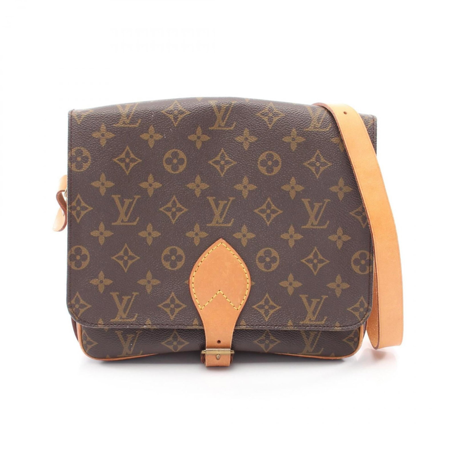 Shoulder Bag Coated Canvas Leather Louis Vuitton: Shoulder Bag Coated Canvas Leather Louis Vuitton Coated canvas and leather come together in this classic Louis Vuitton shoulder bag, featuring the iconic monogram pattern. Measuring 23cm x 26cm x 7.5c