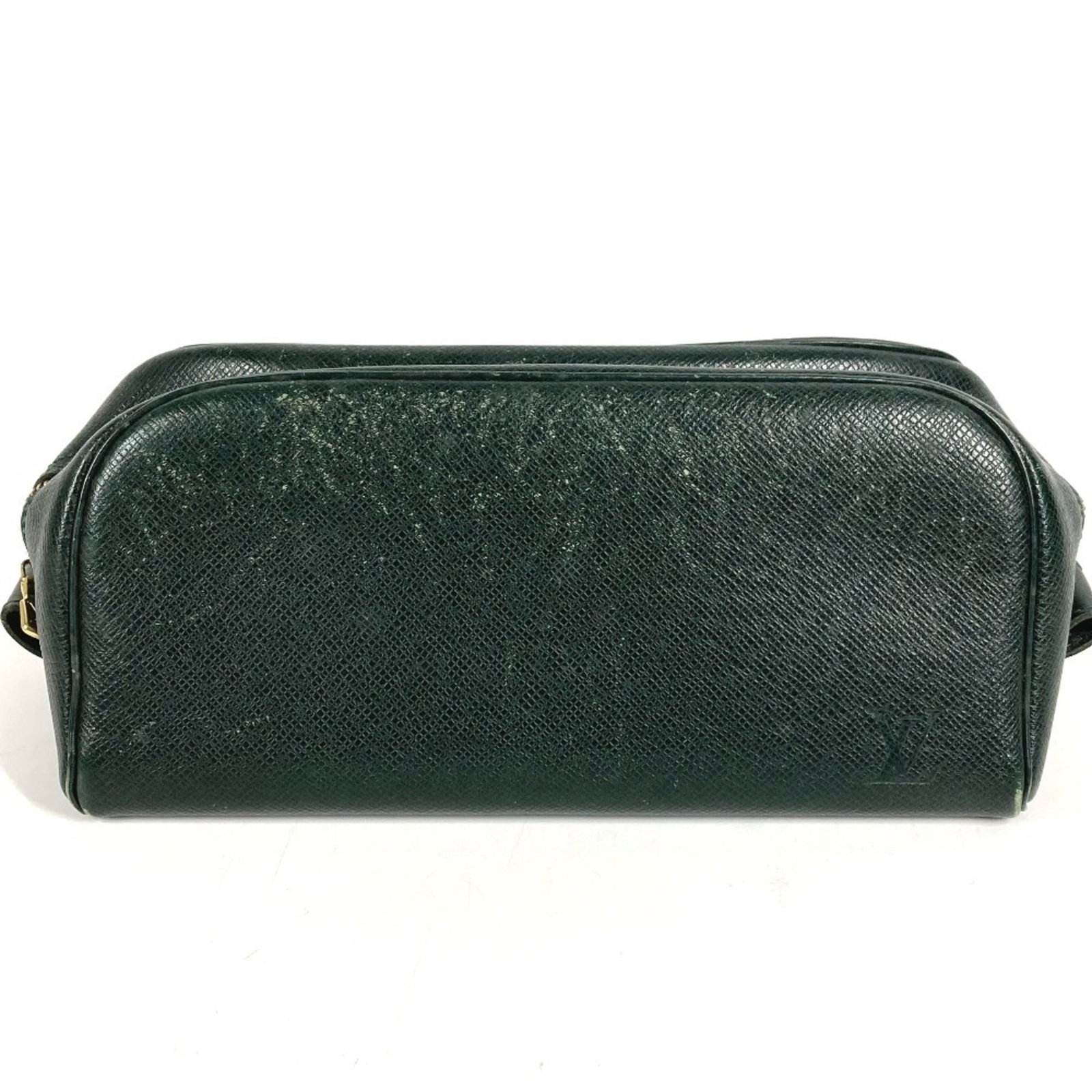 Taiga Leather Vuitton Handbag Louis: Taiga Leather Vuitton Handbag Louis Taiga Leather Vuitton Handbag Louis boasts its striking Episea, Green color and distinctive Taiga leather material. Measuring 11cm x 24.5cm / 4.33'' x 9.64'', it is