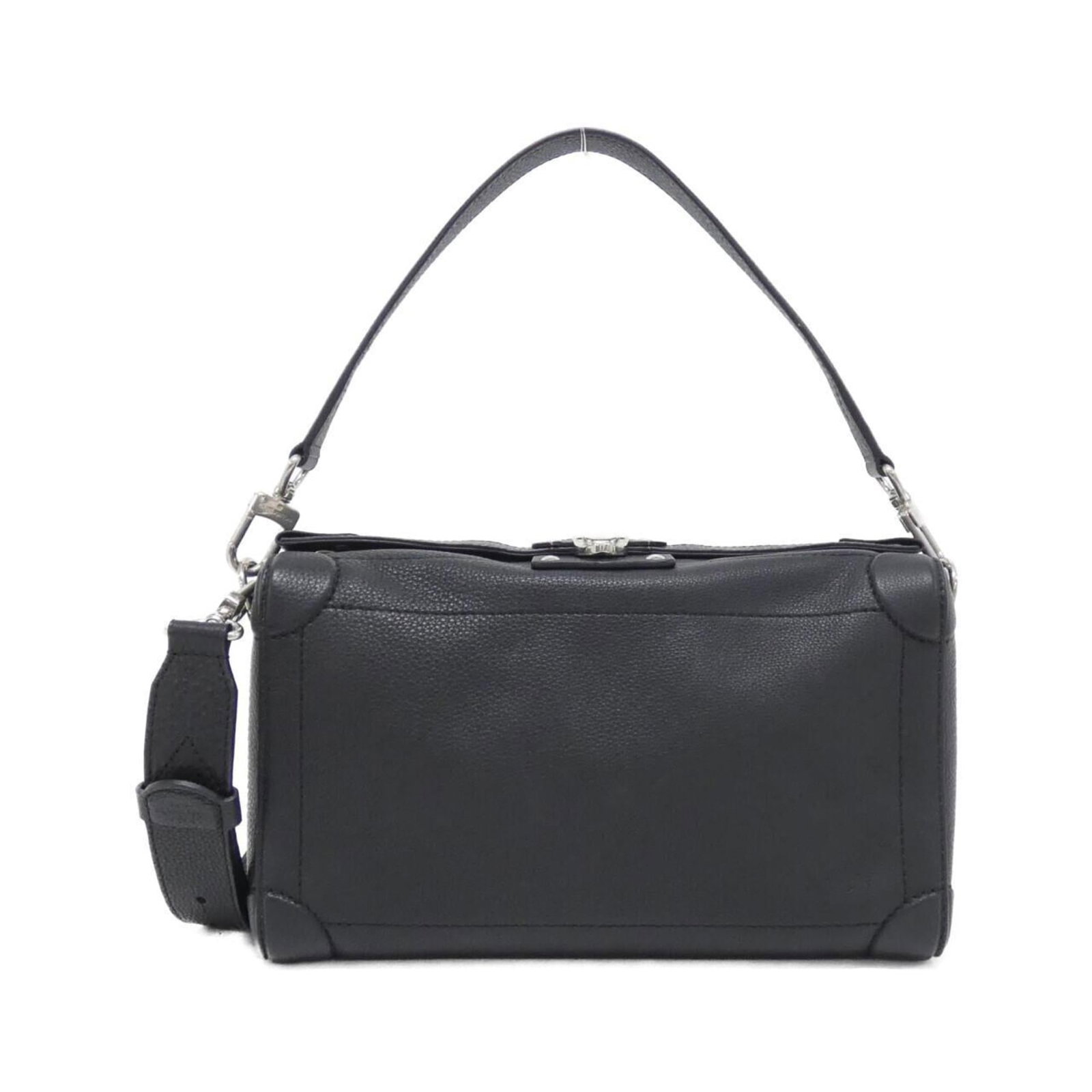 Shoulder Bag Leather Louis Vuitton: Shoulder Bag Leather Louis Vuitton Black Leather Louis Vuitton Shoulder Bag with Dust Bag and Adjustable Strap. Made from high-quality calf leather, this iconic shoulder bag features a timeless design