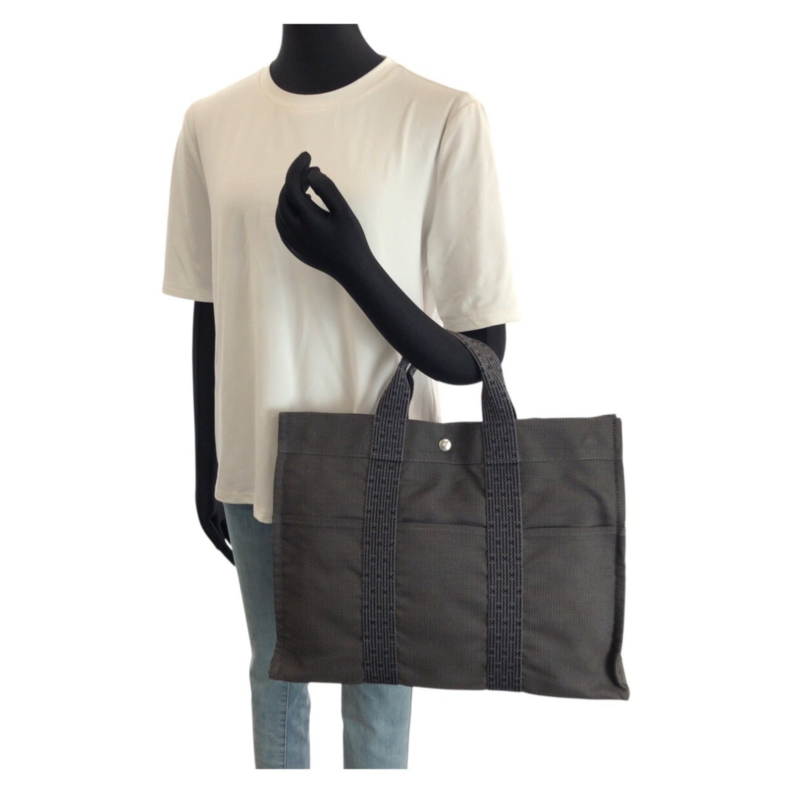 Polyester Polyamide Handbag Tote Hermes - 6