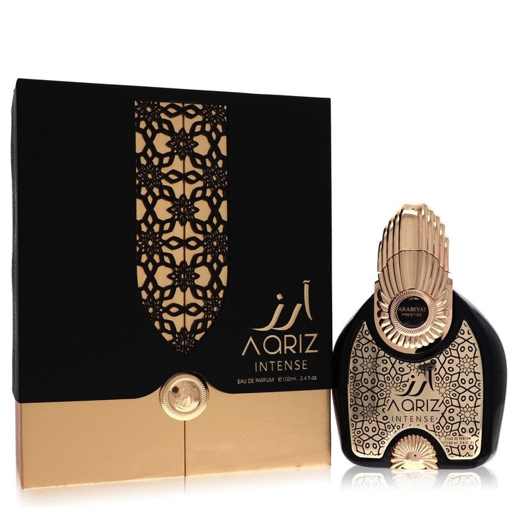 Arabiyat Prestige Aariz Intense by Arabiyat Prestige Eau De Parfum Spray (Unisex) 3.4 oz: Arabiyat Prestige Aariz Intense by Arabiyat Prestige Eau De Parfum Spray (Unisex) 3.4 oz The Arabiyat Prestige Aariz Intense by Arabiyat Prestige Eau De Parfum Spray is a 3.4 oz cologne designed for m