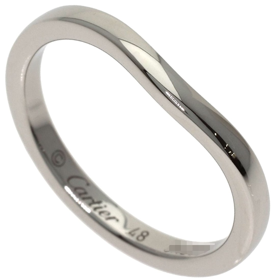 Cartier Ballerina Wedding #48 Ring Platinum Pt950 (1 of 7)