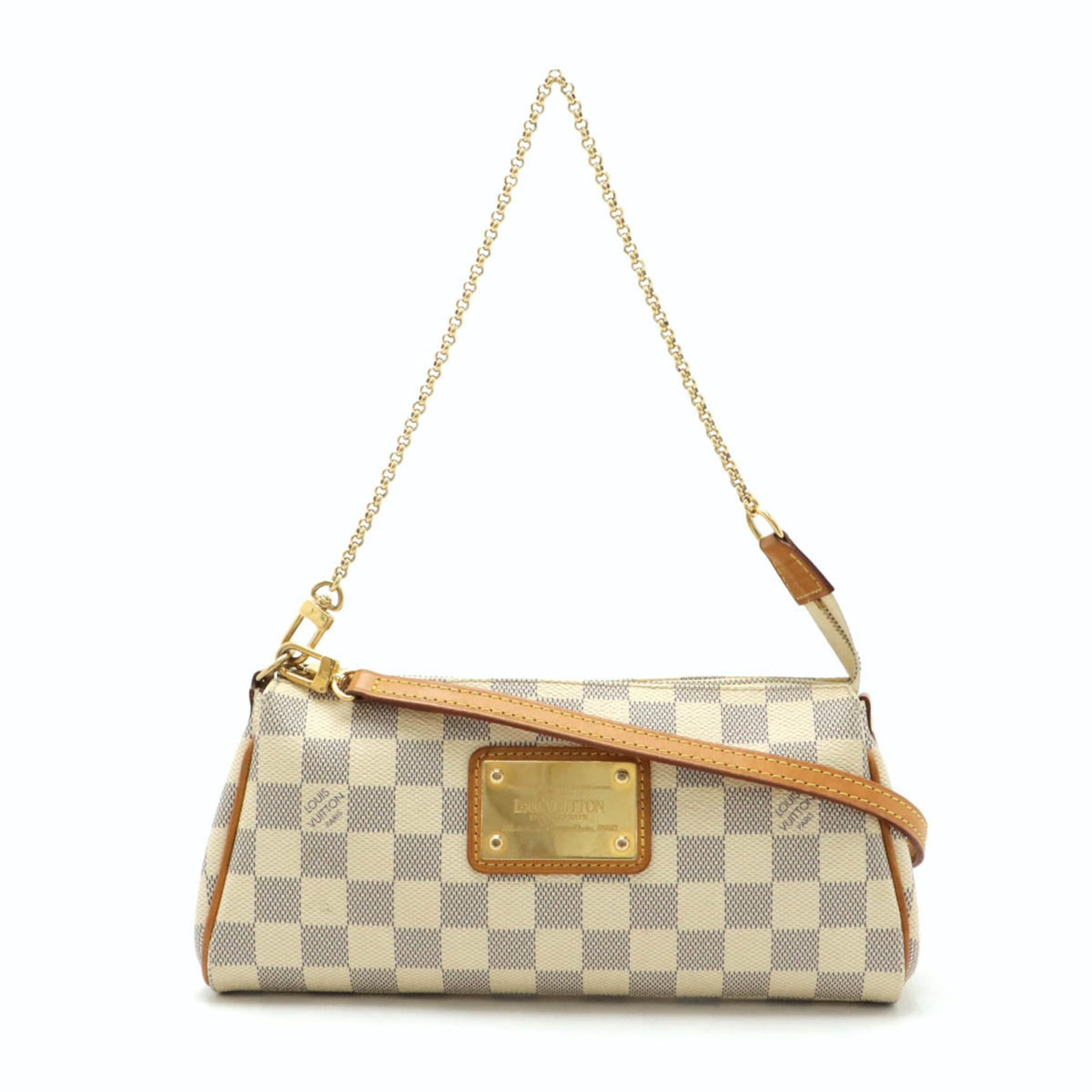 Louis Vuitton Shoulder Bag PVC: Louis Vuitton Shoulder Bag PVC The Louis Vuitton Shoulder Bag PVC boasts its striking ivory color and sleek design, featuring a durable PVC material. Standing out with its distinctive Damier Azur patt