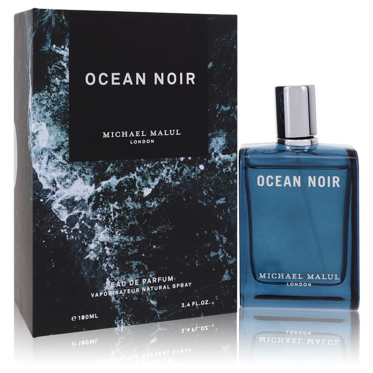 Ocean Noir by Michael Malul Eau De Parfum Spray 3.4 oz: Ocean Noir by Michael Malul Eau De Parfum Spray 3.4 oz Ocean Noir by Michael Malul Eau De Parfum Spray, 3.4 oz, offers a captivating scent experience with its unique blend of fragrances. This men's co