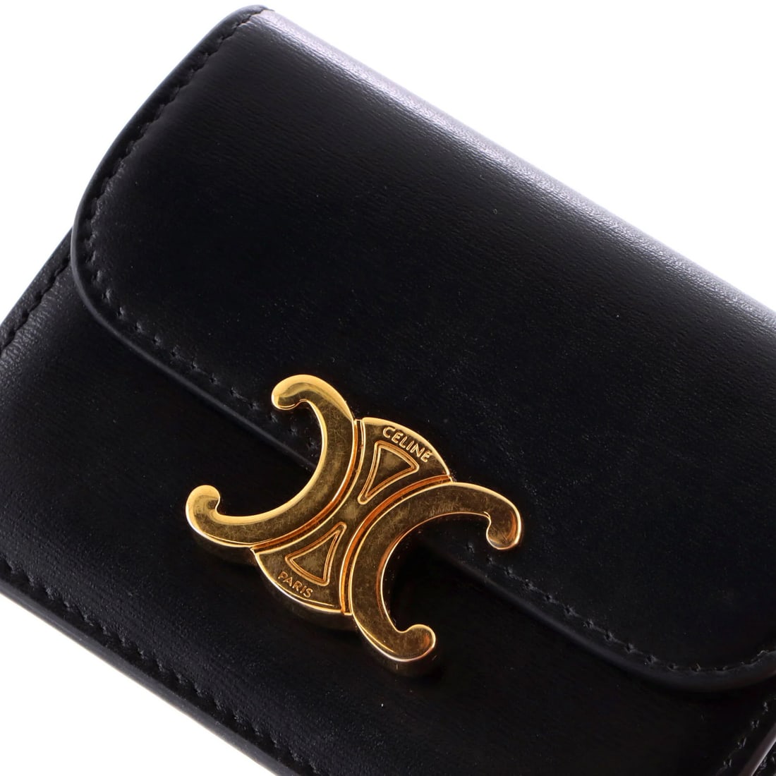 Celine Triomphe Card Case Leather - 7