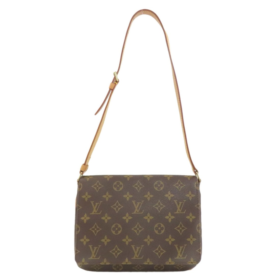 Tango Muset M51257 Canvas Monogram Shoulder Bag Louis Vuitton: Tango Muset M51257 Canvas Monogram Shoulder Bag Louis Vuitton Brown Monogram Canvas Shoulder Bag with Signature. This LOUIS VUITTON shoulder bag features the iconic monogram canvas exterior and bears