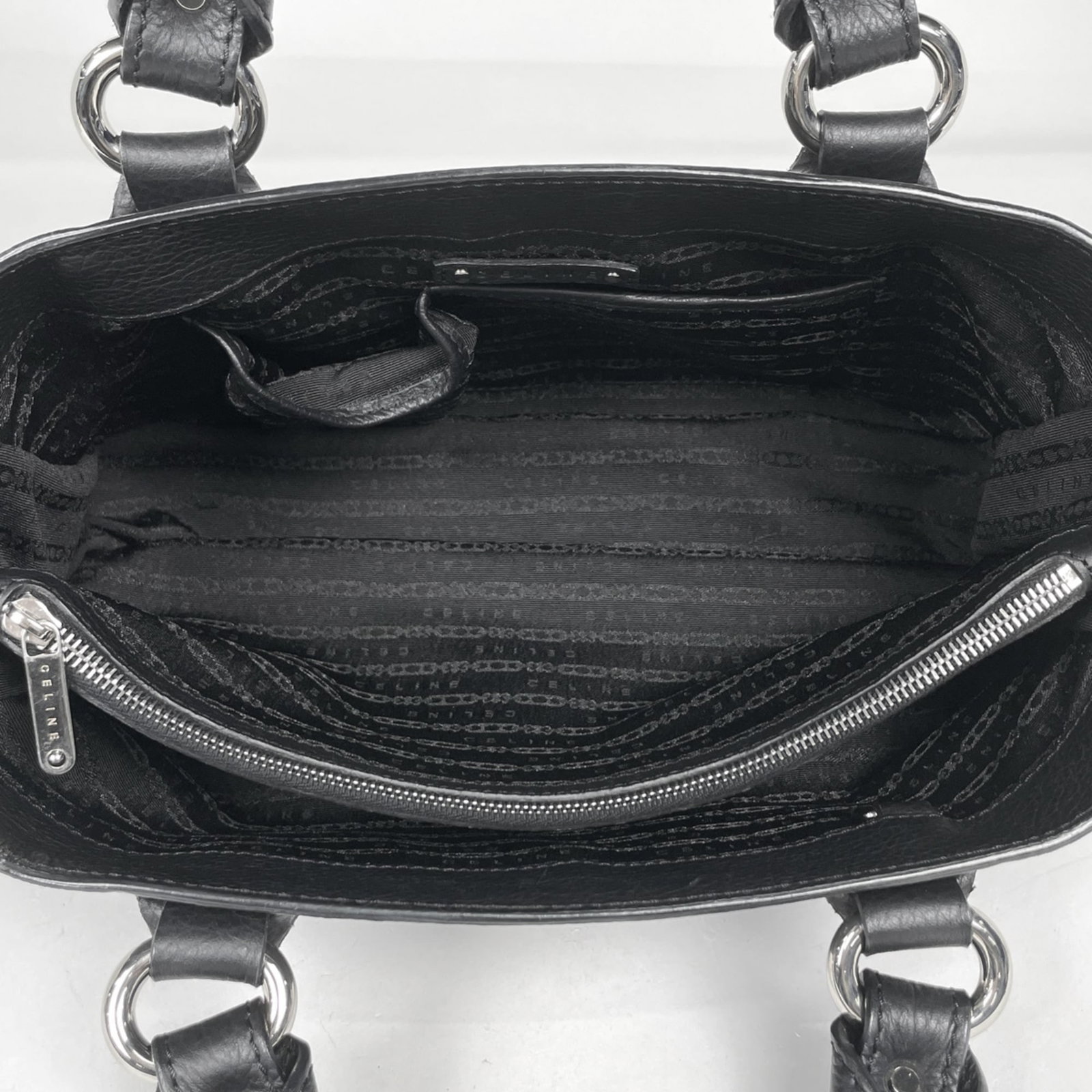 Handbag Celine Leather - 7