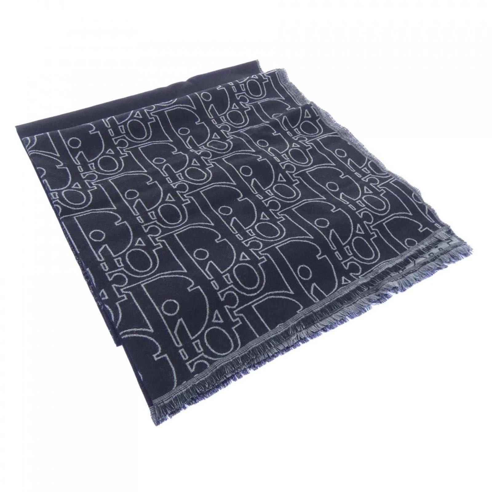Stole by Christian Dior: Stole by Christian Dior The Christian Dior stole features a sleek black and gray color scheme, measuring 2m x 72cm. Its unique size makes it a statement piece for any room. The stole's design