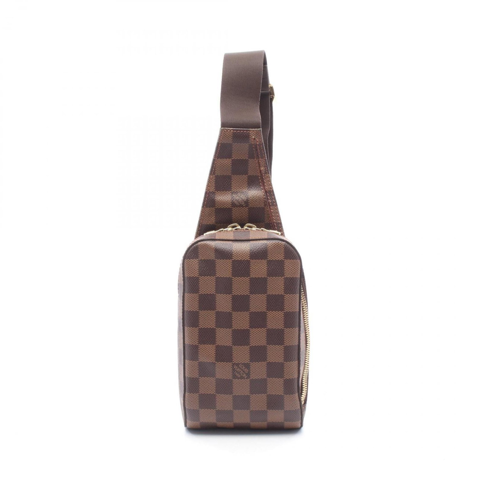 Damier Canvas Louis Vuitton Sling Bag Fanny Coated Pvc Canvas: Damier Canvas Louis Vuitton Sling Bag Fanny Coated Pvc Canvas Damier Canvas Louis Vuitton Sling Bag Fanny Coated Pvc Canvas - A stylish and functional accessory, this sling bag features a classic