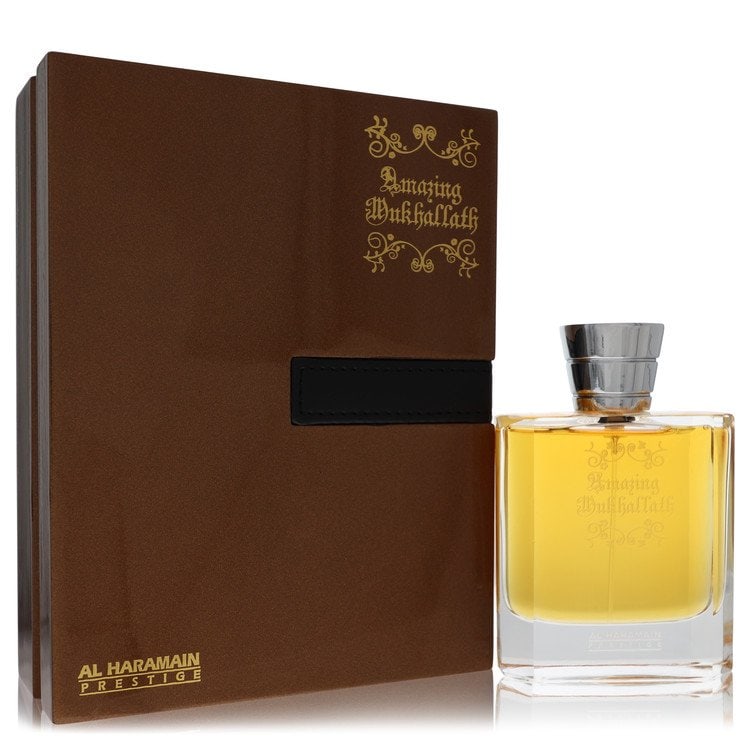 Al Haramain Amazing Mukhallath by Al Haramain Eau De Parfum Spray (Unisex) 3.4 oz: Al Haramain Amazing Mukhallath by Al Haramain Eau De Parfum Spray (Unisex) 3.4 oz Al Haramain Amazing Mukhallath by Al Haramain Eau De Parfum Spray (Unisex) 3.4 oz - A unique blend of aromatic top not