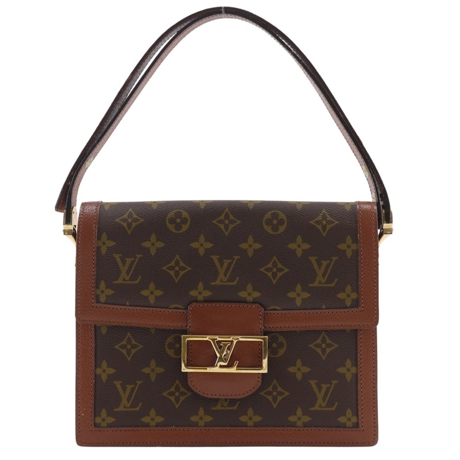 Shoulder Bag Monogram By Louis Vuitton: Shoulder Bag Monogram By Louis Vuitton Brown Monogram Shoulder Bag by Louis Vuitton. This classic shoulder bag features the iconic monogram pattern in brown, adding a touch of timeless elegance to