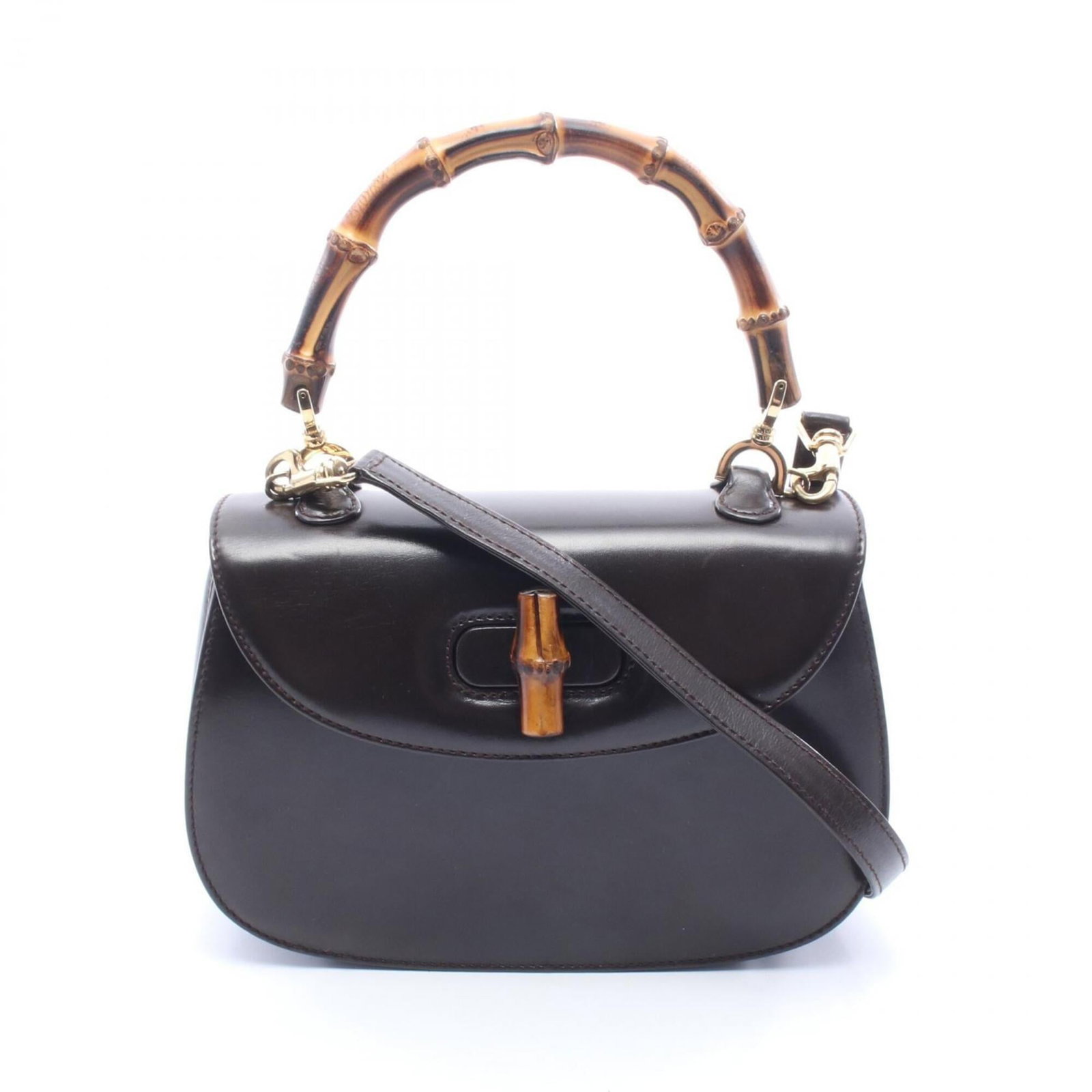Gucci Handbag Leather: Gucci Handbag Leather This Gucci handbag features high-quality black leather construction, measuring 15cm x 21cm x 8cm. The sleek design and durable material make it a stylish accessory for everyday