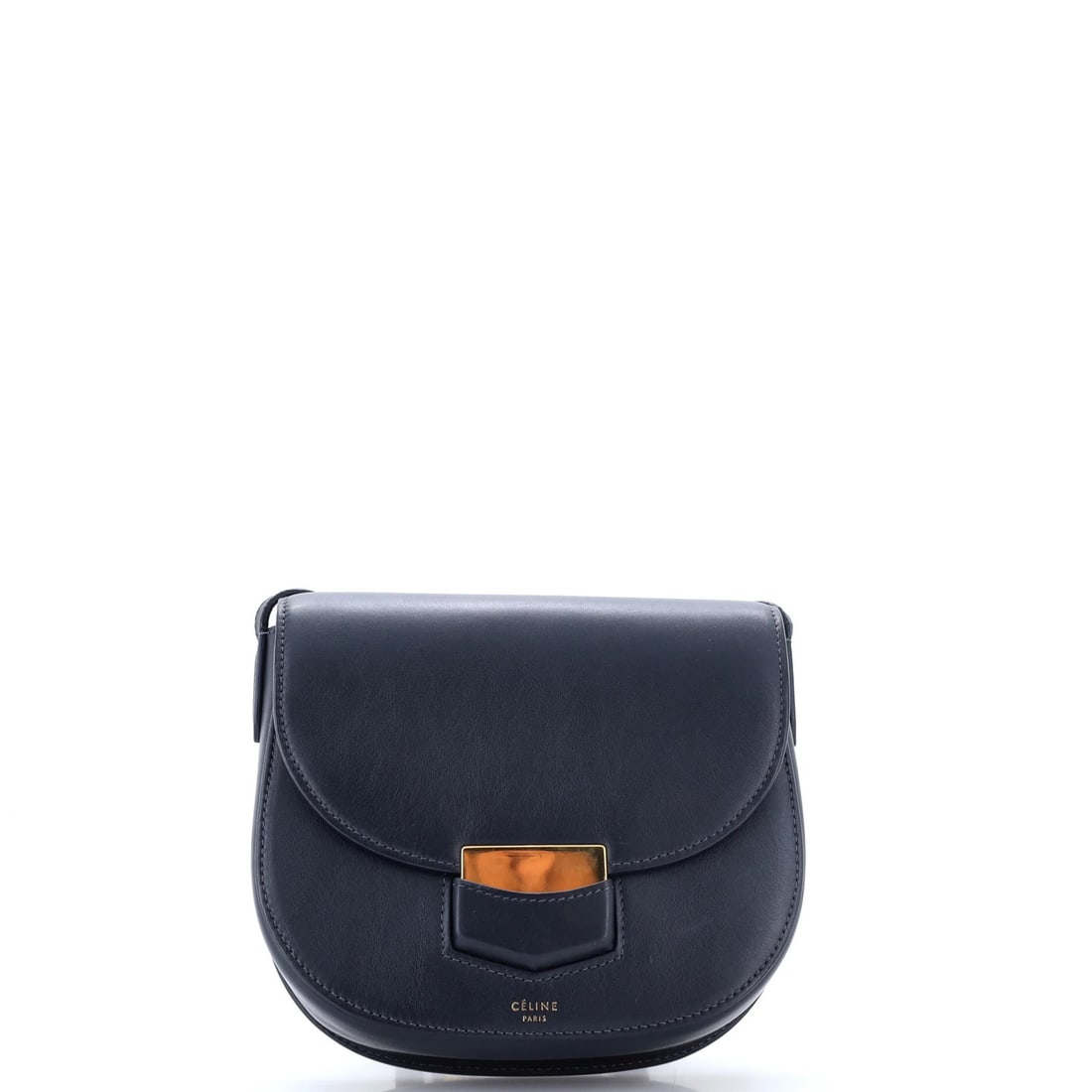 Celine Trotteur Crossbody Bag Grainy Leather Small: Celine Trotteur Crossbody Bag Grainy Leather Small The Celine Trotteur Crossbody Bag Grainy Leather Small boasts a striking blue exterior with grainy leather texture, adding an edgy touch to its