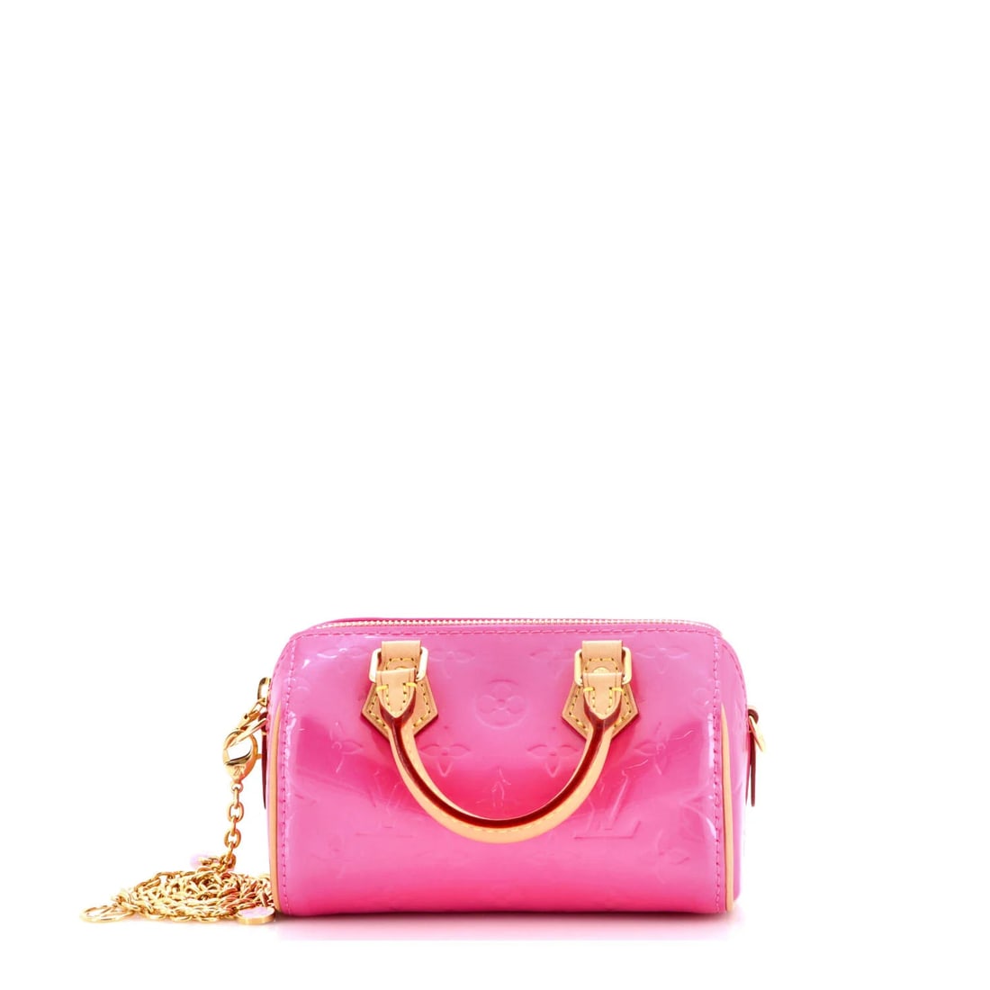 Chain Bandouliere Louis Vuitton Monogram Limited Edition Valentine NM Speedy Bag: Chain Bandouliere Louis Vuitton Monogram Limited Edition Valentine NM Speedy Bag Patent Leather Chain Bandouliere Louis Vuitton Monogram Limited Edition Valentine Speedy Bag features a unique pink