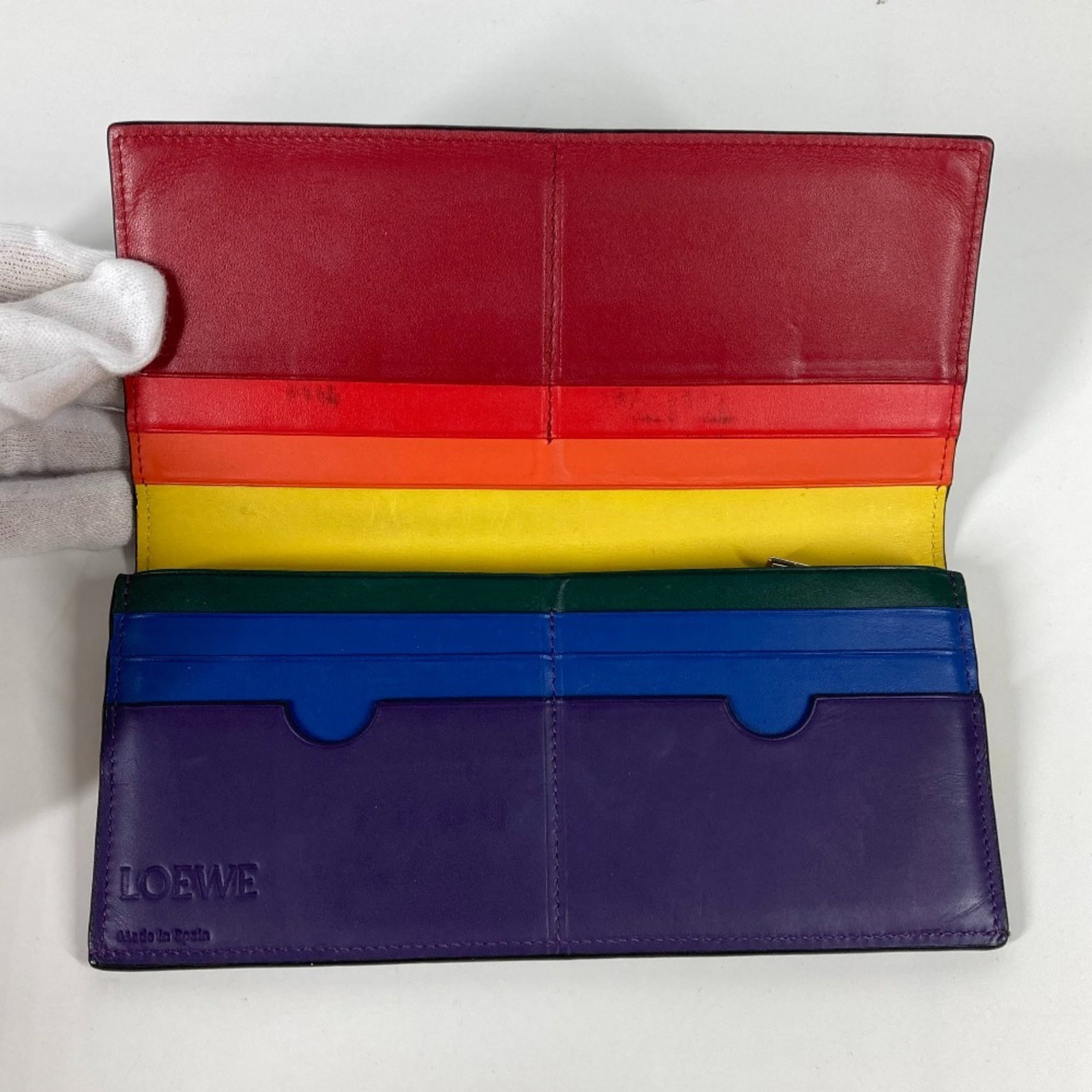 Long Wallet Bi Fold Leather - 3