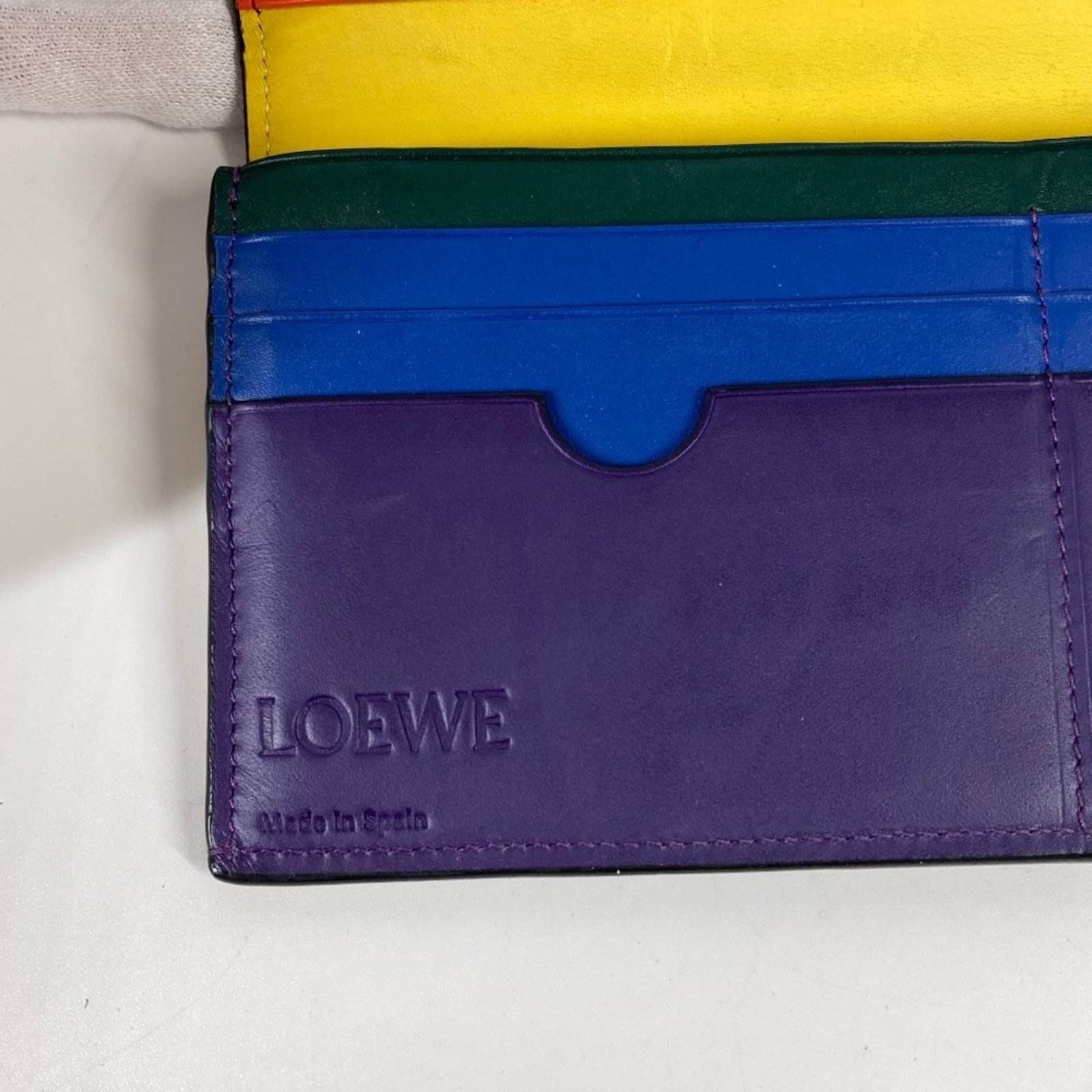 Long Wallet Bi Fold Leather - 4