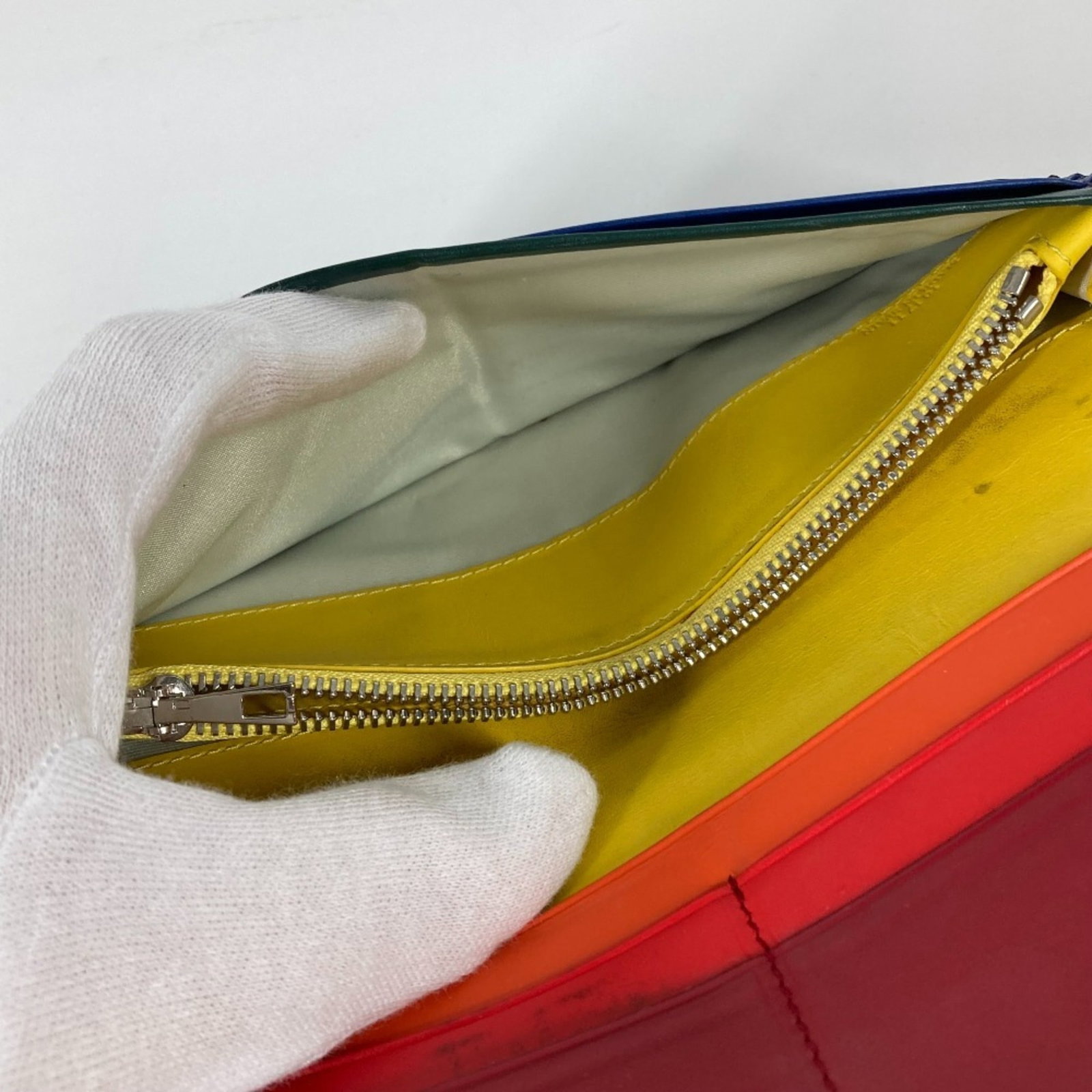 Long Wallet Bi Fold Leather - 5