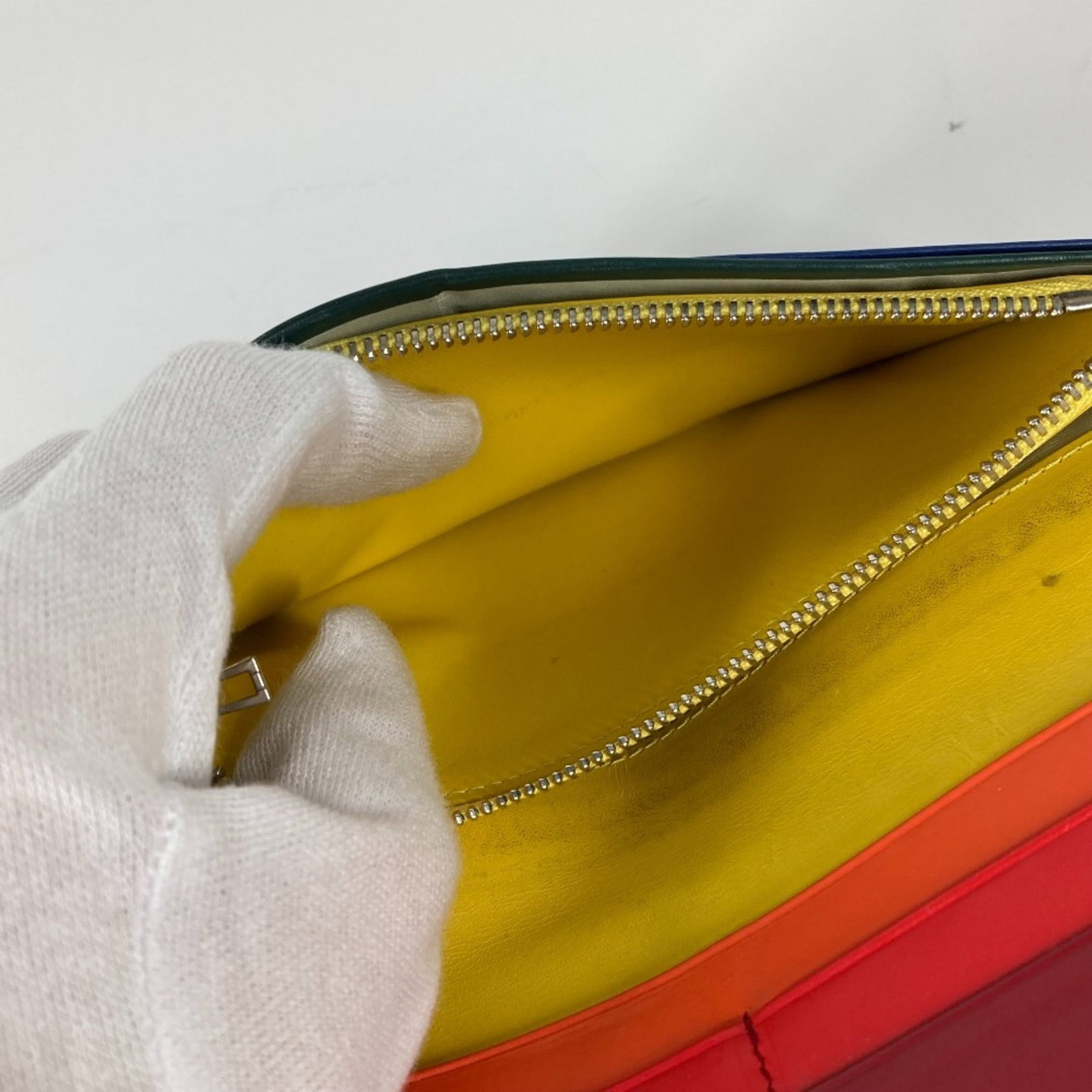 Long Wallet Bi Fold Leather - 6