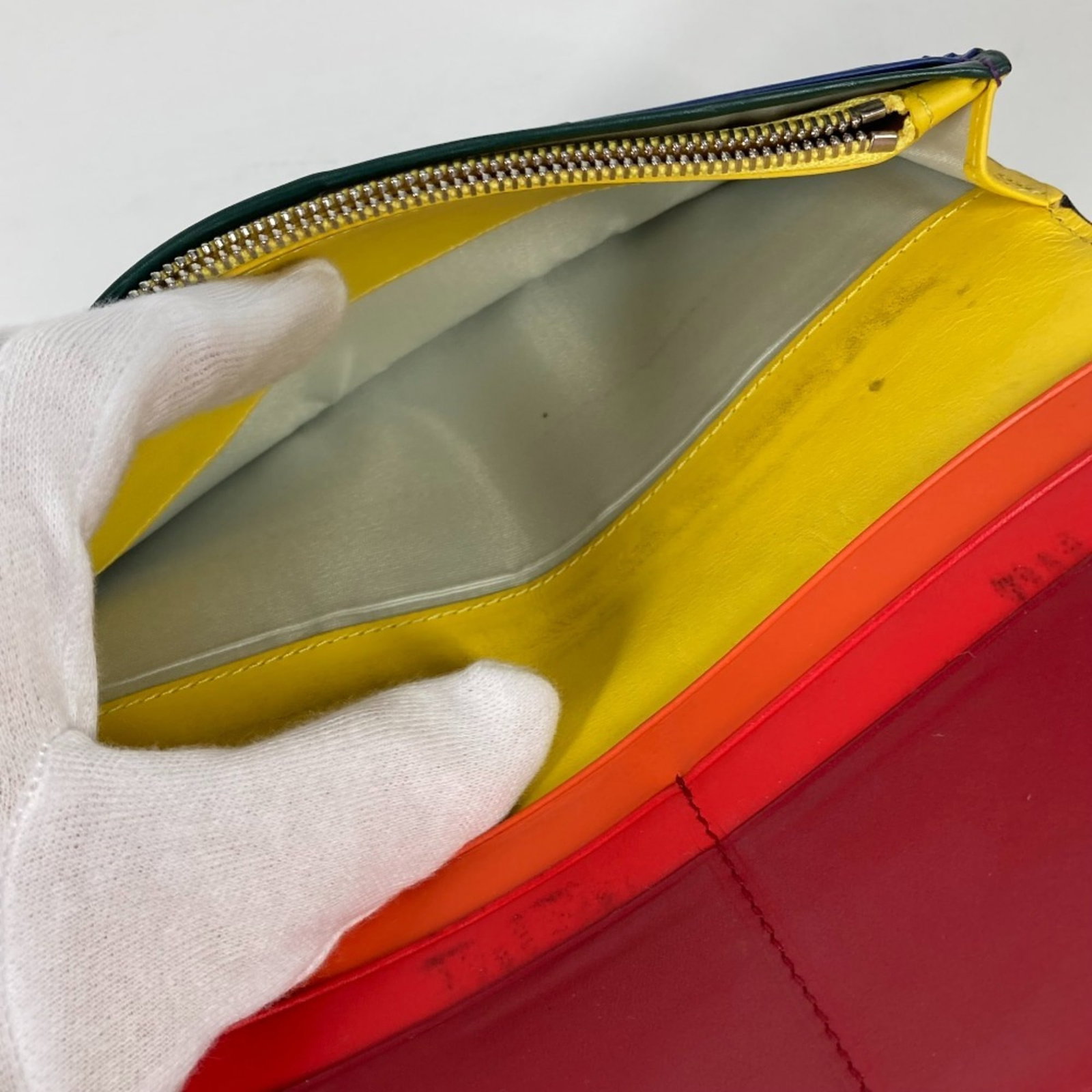 Long Wallet Bi Fold Leather - 7