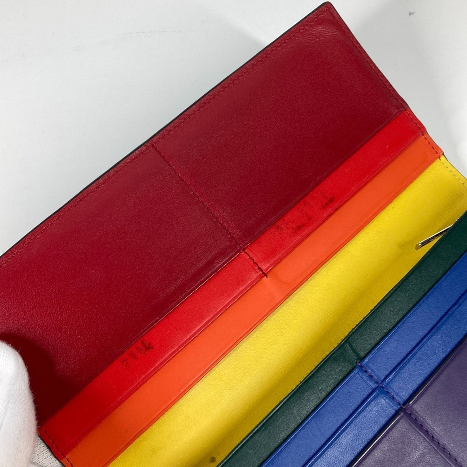 Long Wallet Bi Fold Leather - 8