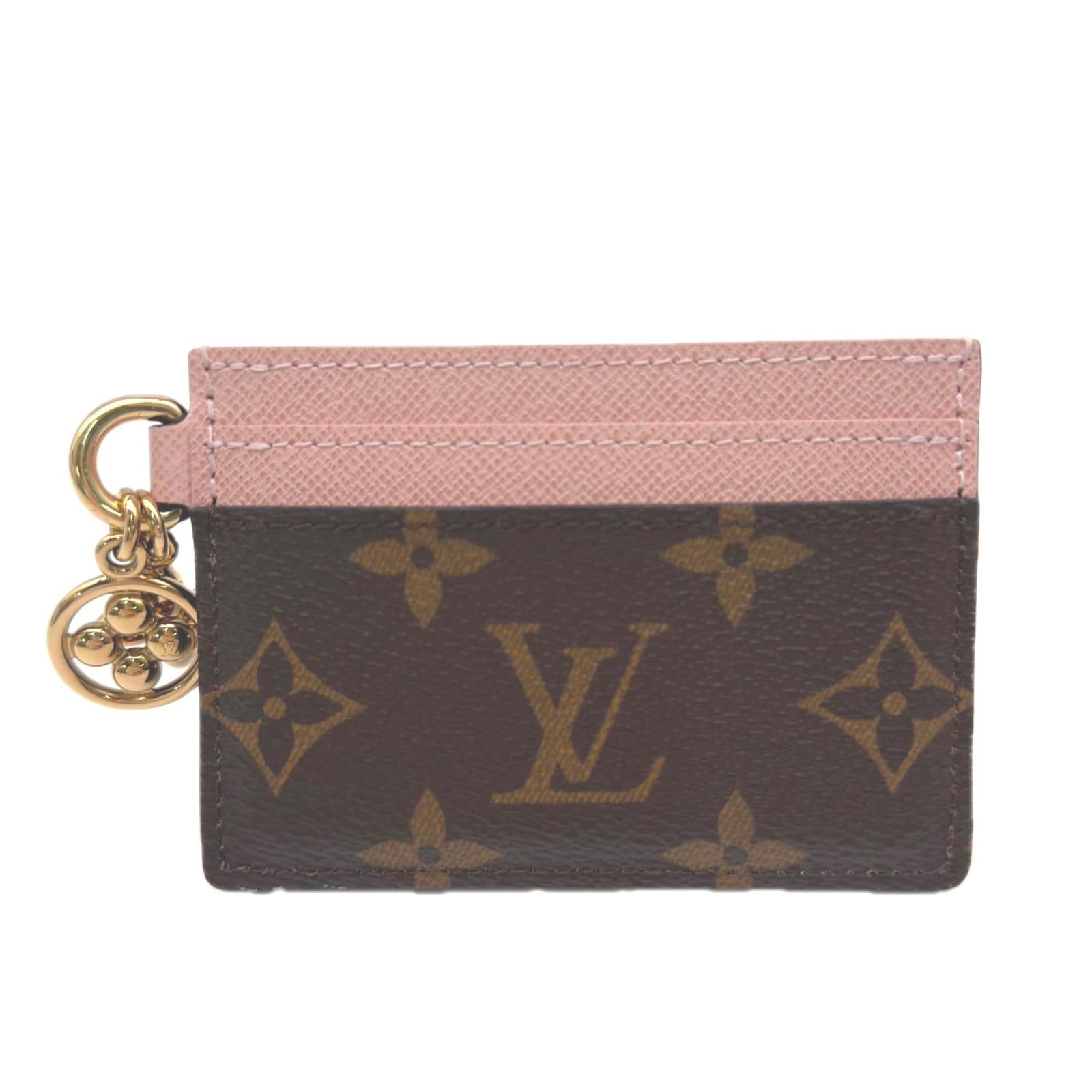 Canvas leather coated business card case Louis Vuitton: Canvas leather coated business card case Louis Vuitton Canvas leather coated business card case from Louis Vuitton features a unique combination of coated canvas and genuine leather, with a