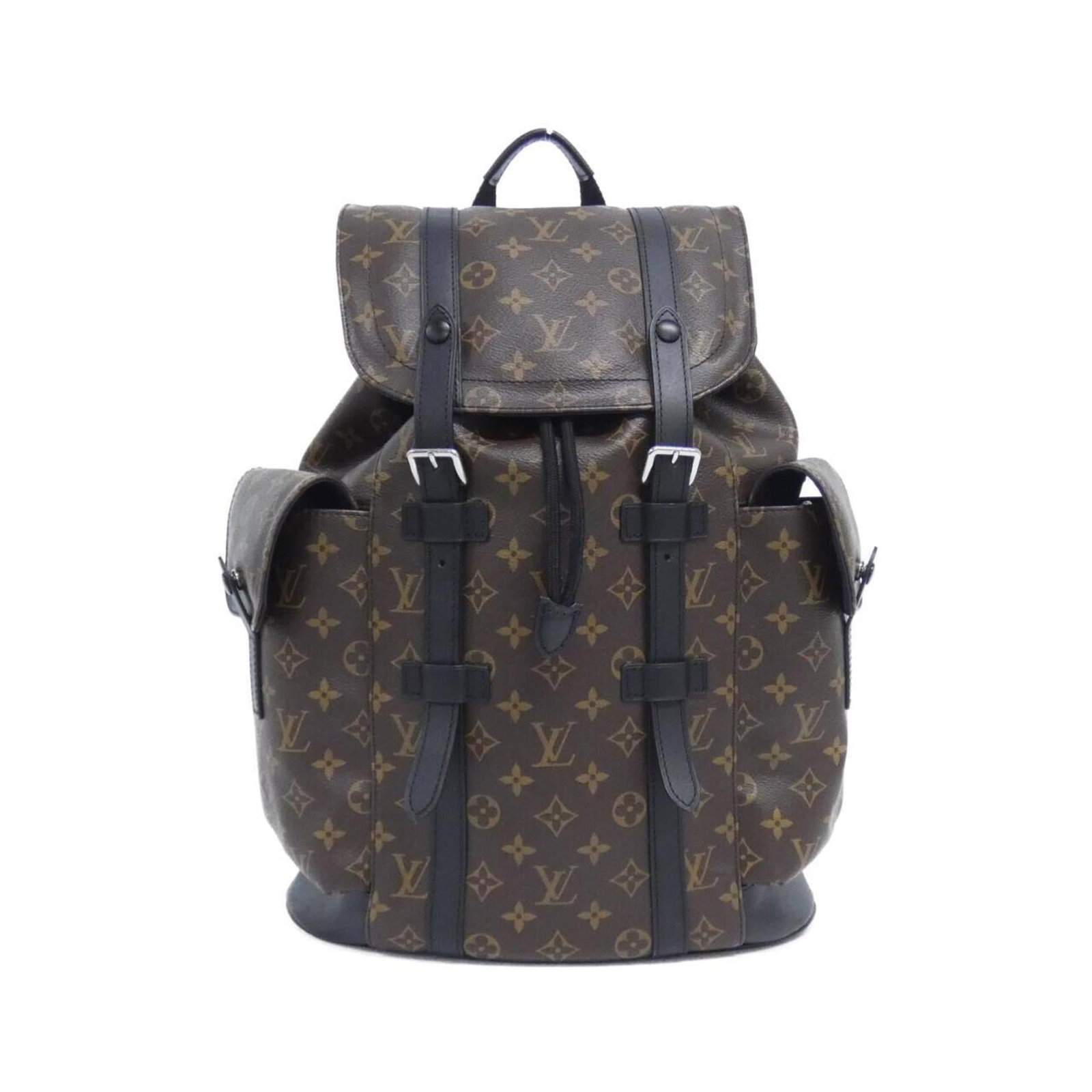 Louis Vuitton Backpack Monogram: Louis Vuitton Backpack Monogram Monogram Macassar backpack from Louis Vuitton, featuring the iconic monogram pattern in Marron and Monogram Macassar colors. This stylish backpack measures 47cm x 34cm 