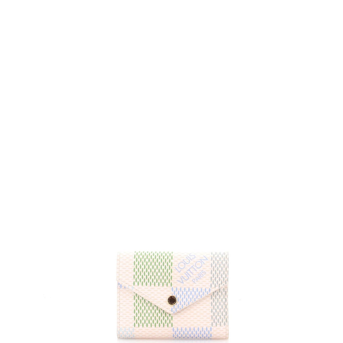 Louis Vuitton Victorine Wallet Limited Edition Damierlicious Giant: Louis Vuitton Victorine Wallet Limited Edition Damierlicious Giant The Louis Vuitton Victorine Wallet Limited Edition Damierlicious Giant boasts a striking canvas-coated exterior in a unique blend of