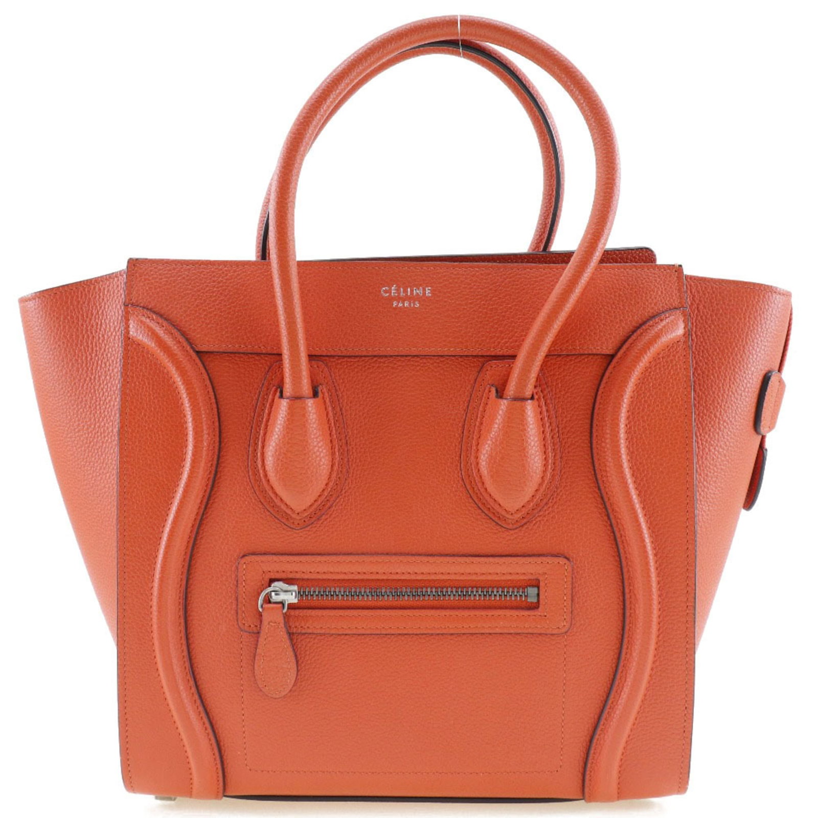 Handbag Celine Leather: Handbag Celine Leather Red Celine Leather Handbag with Dust Bag. This handbag features high-quality leather and comes in a striking red color, measuring 25cm x 26.5cm x 13cm. Includes a dust bag for