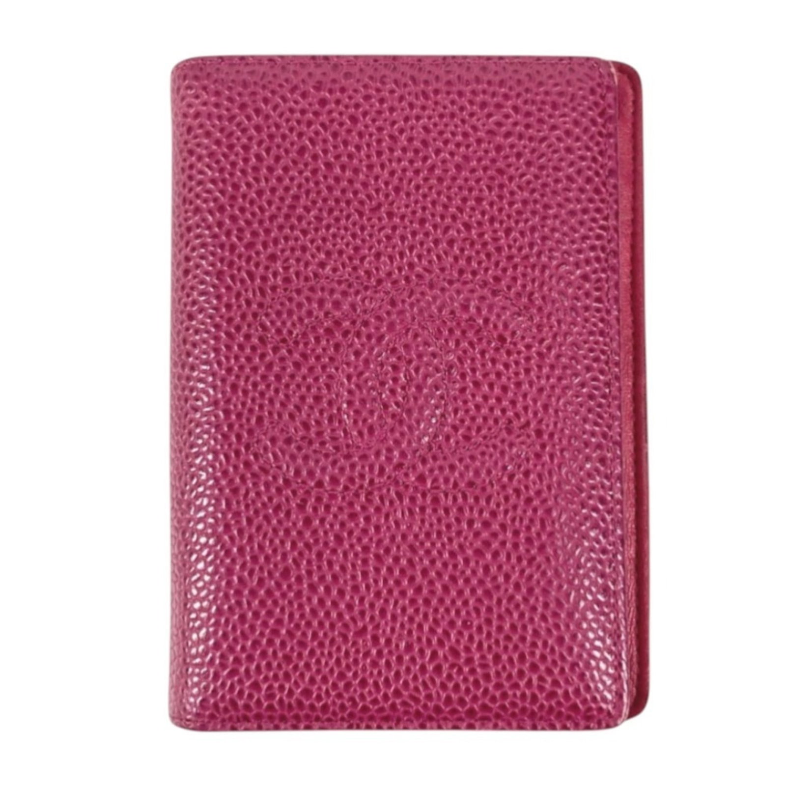 Business Card Case Calfskin Grained Chanel: Business Card Case Calfskin Grained Chanel Calfskin Grained Chanel Business Card Case in Rich Purple. This luxurious business card case features high-quality grained calfskin material, characteristic