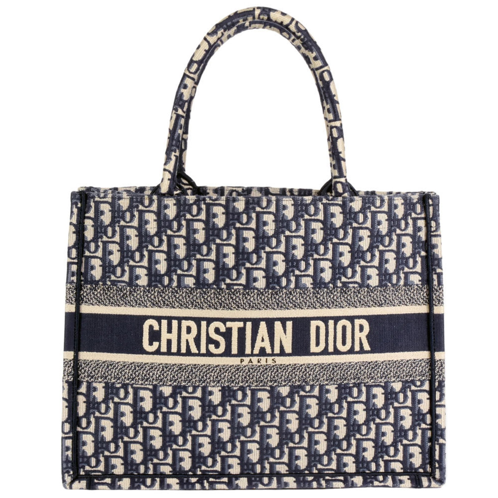 Dior Handbag Canvas Tote Christian: Dior Handbag Canvas Tote Christian Navy canvas Dior Handbag Canvas Tote Christian features a classic design with a 27.5cm x 36cm x 14.5cm size, making it a versatile and spacious tote bag for daily
