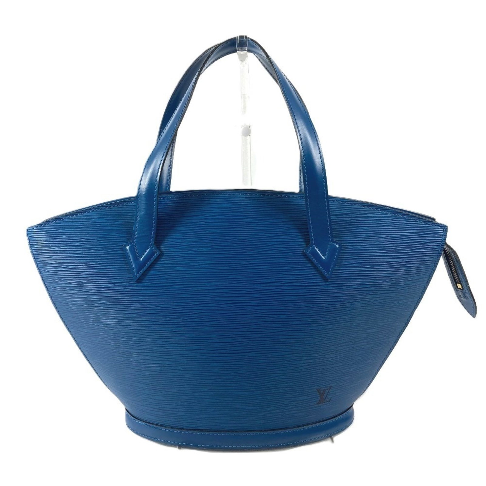 Epi Leather Louis Vuitton Tote Bag Shoulder Bag: Epi Leather Louis Vuitton Tote Bag Shoulder Bag Epi leather Louis Vuitton tote bag in Toledo blue, crafted with high-quality materials and featuring a classic design. Measuring 24.5cm x 23cm x 9.5cm,