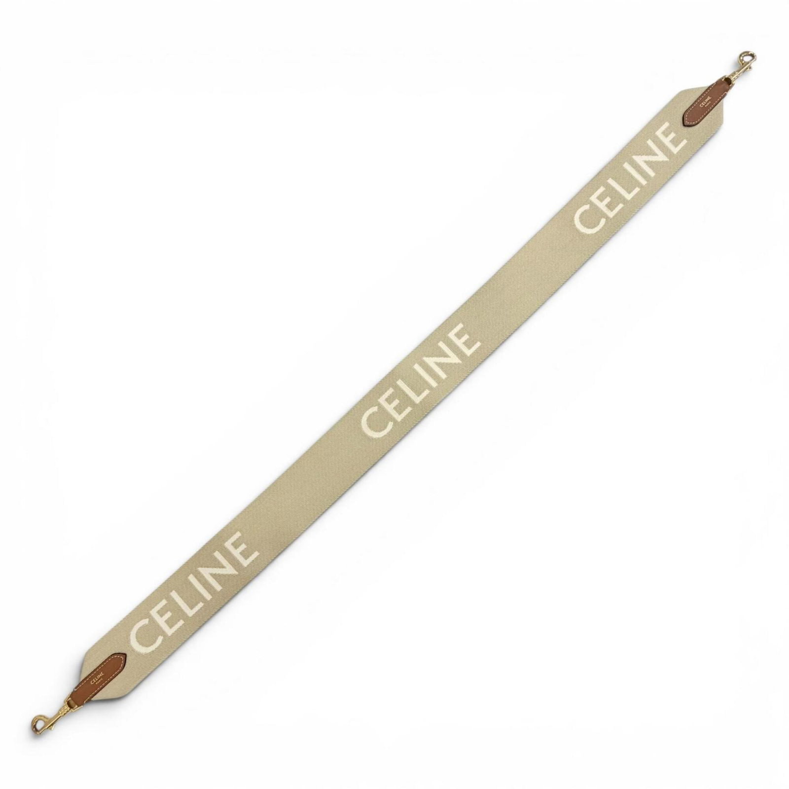 Canvas Leather Strap Celine - 3