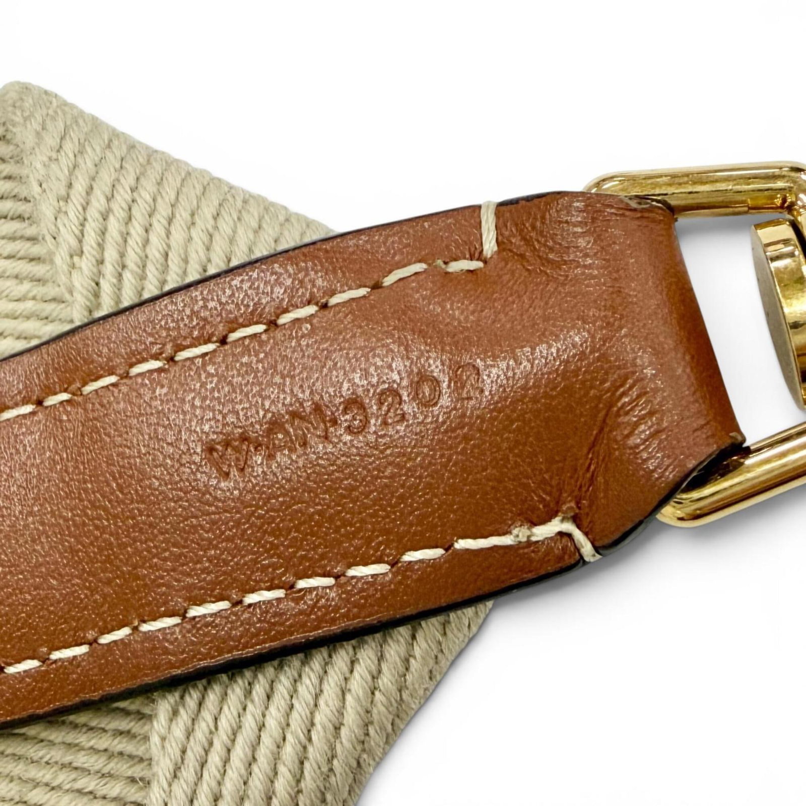 Canvas Leather Strap Celine - 9
