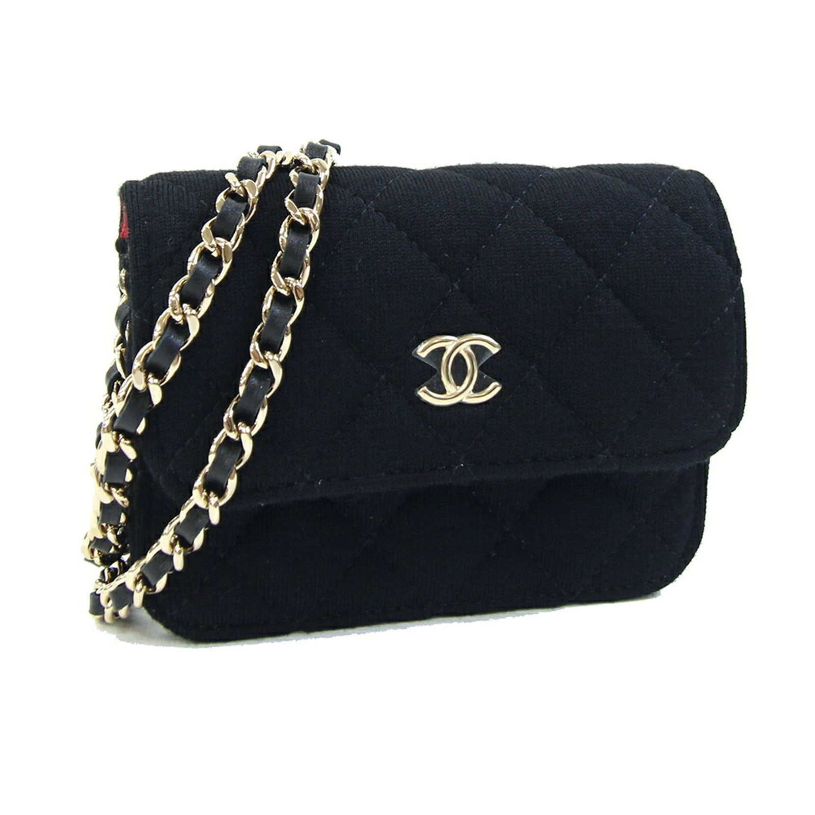 Cotton Chanel Bag Shoulder: Cotton Chanel Bag Shoulder Cotton Chanel Bag Shoulder - A stylish and compact shoulder bag made from high-quality cotton, featuring a classic Matelasse design. Measuring just 9cm x 12.5cm x 3.5cm, thi