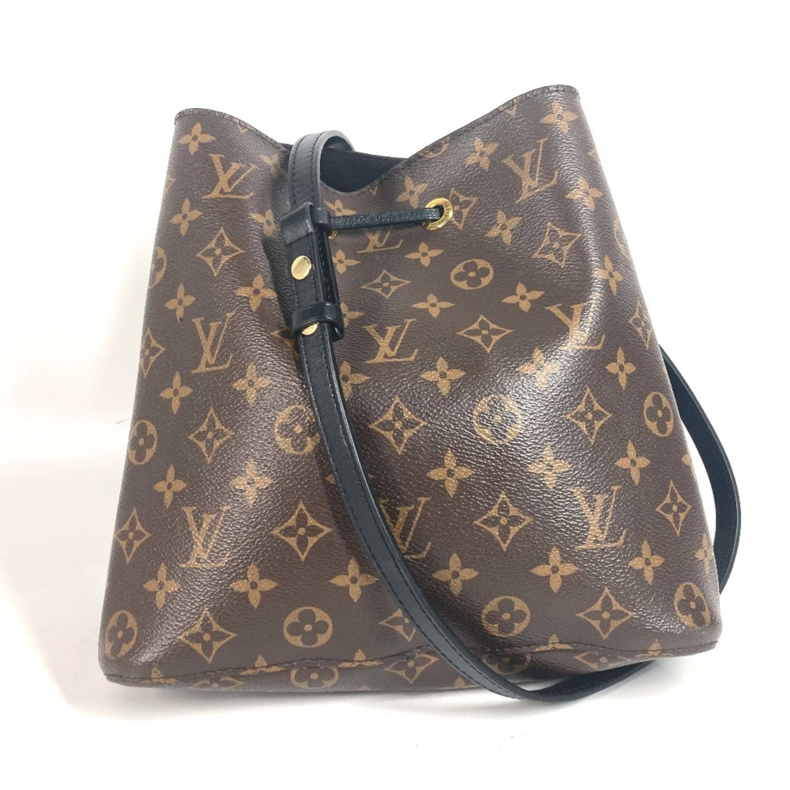 Shoulder Bag Monogram By Louis Vuitton: Shoulder Bag Monogram By Louis Vuitton Monogrammed with iconic Louis Vuitton style, this black shoulder bag boasts the signature monogram pattern. Made from high-quality materials, its sleek design an
