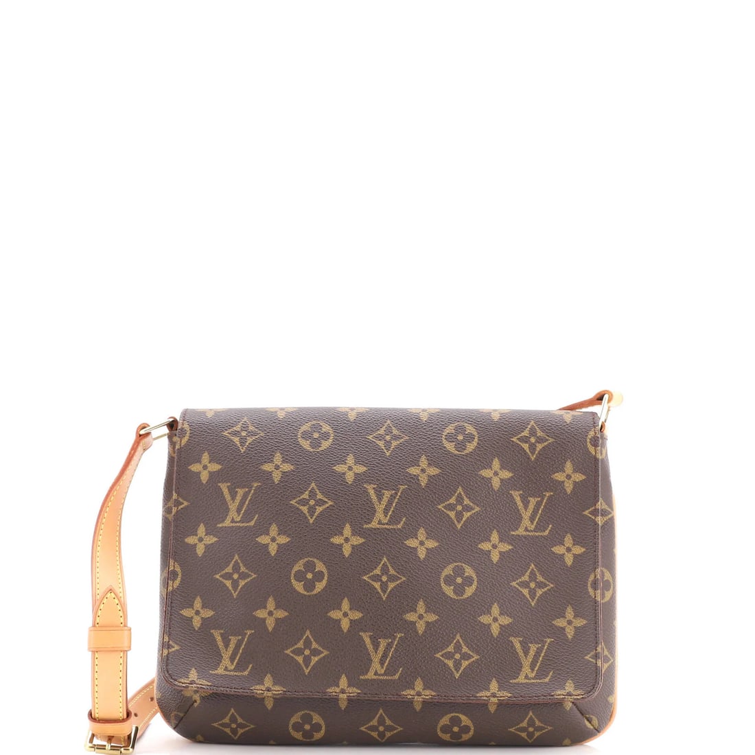 Louis Vuitton handbag monogram canvas tango musette: Louis Vuitton handbag monogram canvas tango musette Brown Louis Vuitton Musette Tango Monogram Canvas Handbag with Scuffs and Minor Creases. This canvas handbag features the iconic monogram pattern, b