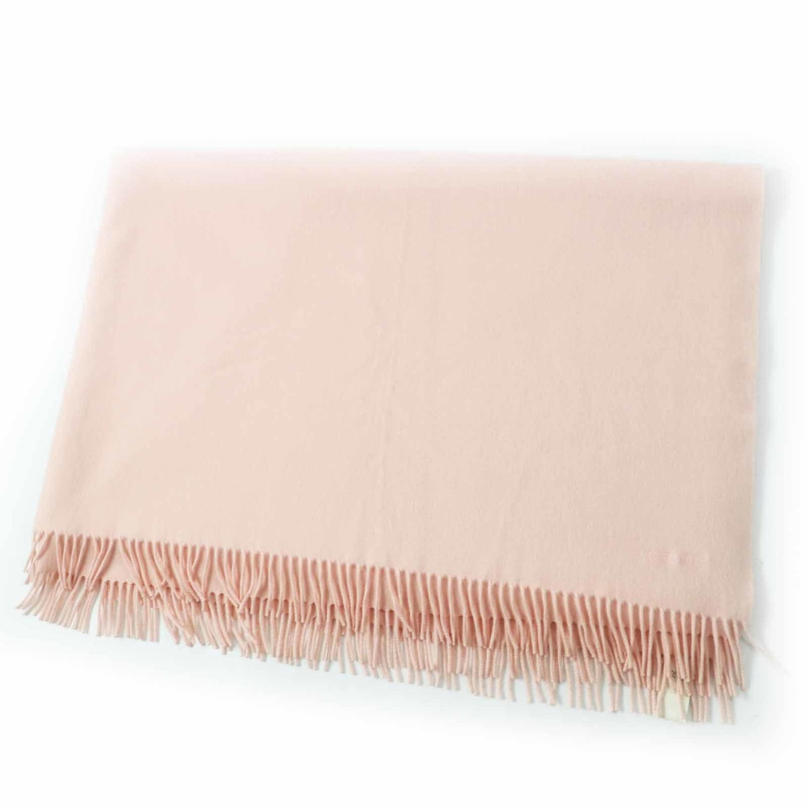 Cashmere Stole by Hermes: Cashmere Stole by Hermes Cashmere Stole by Hermes features a luxurious 100% cashmere material in baby pink, showcasing the brand's signature elegance. Measuring 2m x 1.5m, this stole is a statement pi