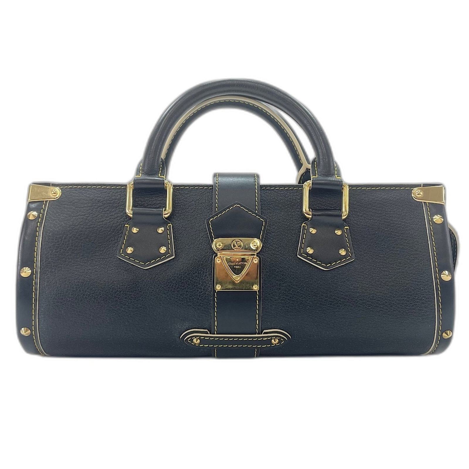 Louis Vuitton Handbag: Louis Vuitton Handbag Black Louis Vuitton Handbag, measuring 15cm x 34cm x 9cm. This iconic handbag features the classic monogram pattern and sleek design that has become synonymous with luxury. Its c