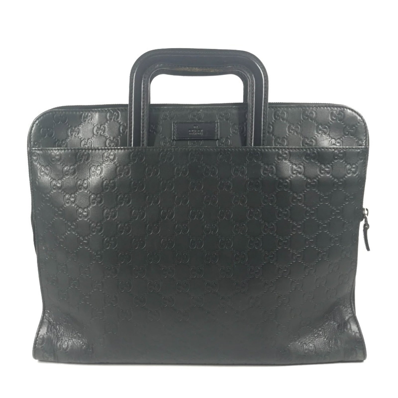 Gucci Briefcase Handbag Tote Bag Gg Leather (1 of 17)