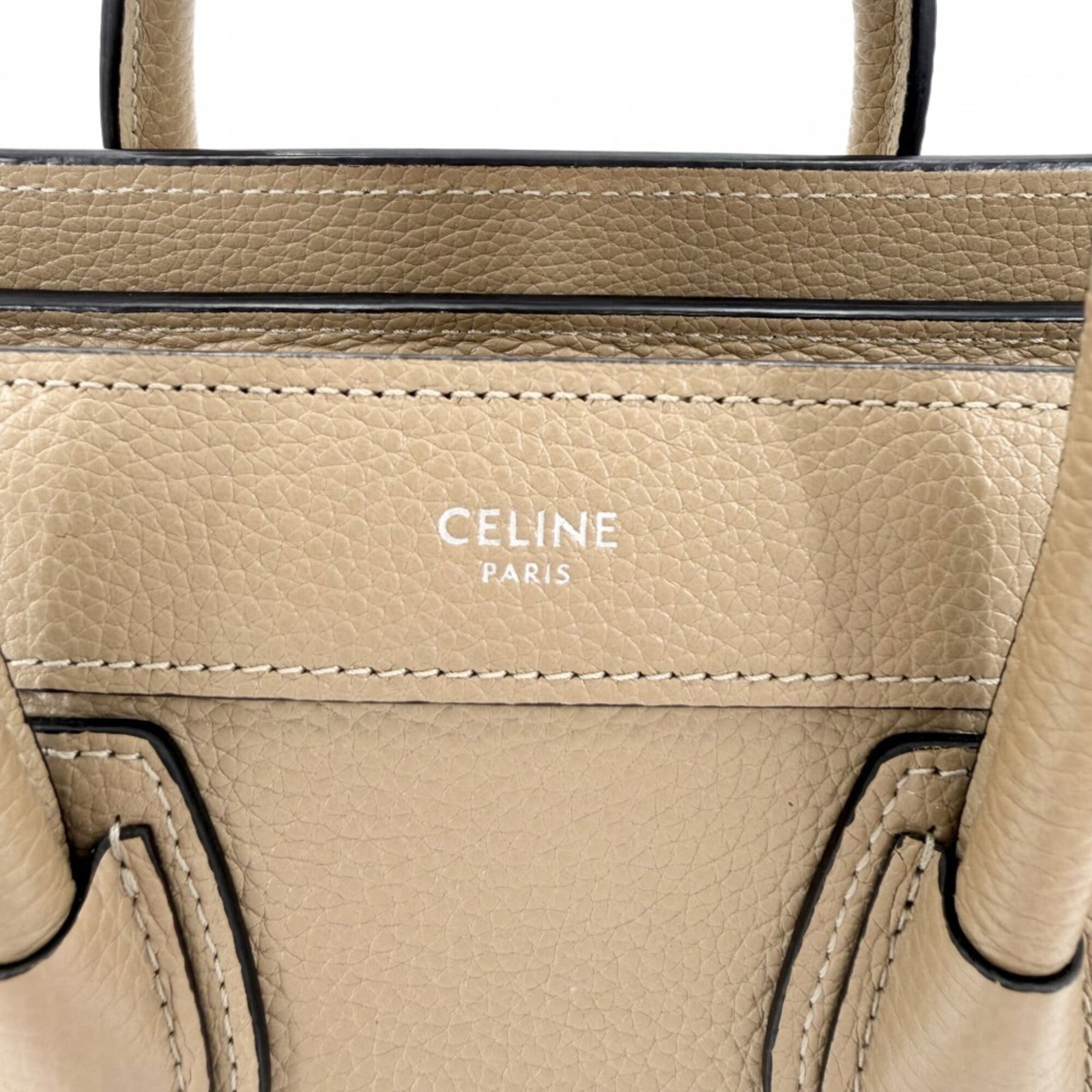 Celine Handbag Shoulder Bag Leather - 5