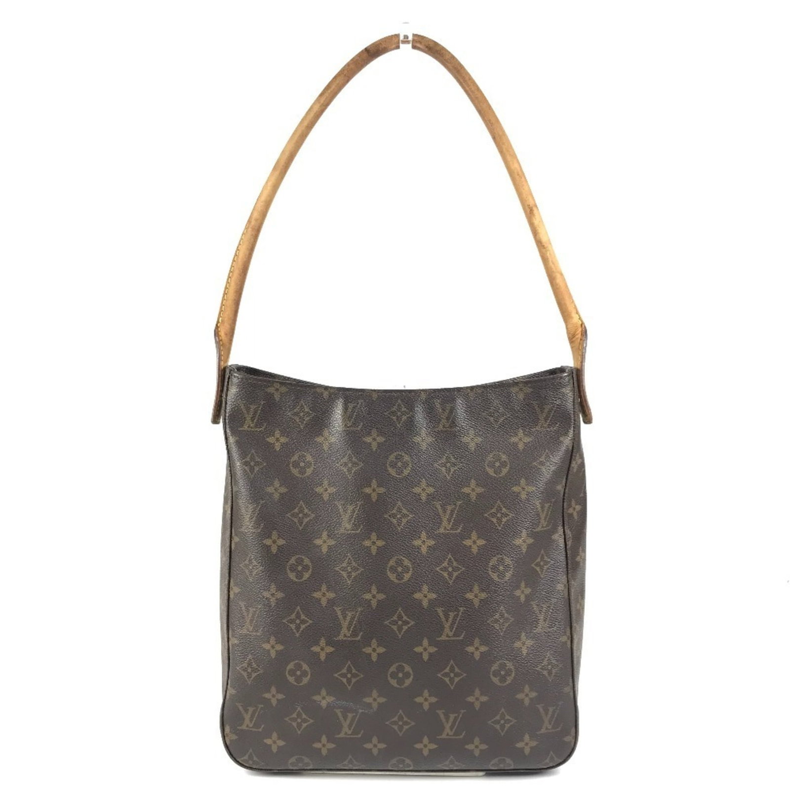 Louis Vuitton Handbag Shoulder Bag Monogram Canvas: Louis Vuitton Handbag Shoulder Bag Monogram Canvas Monogram Canvas Brown Shoulder Bag from Louis Vuitton, featuring the iconic monogram pattern and durable canvas material. This stylish shoulder bag m