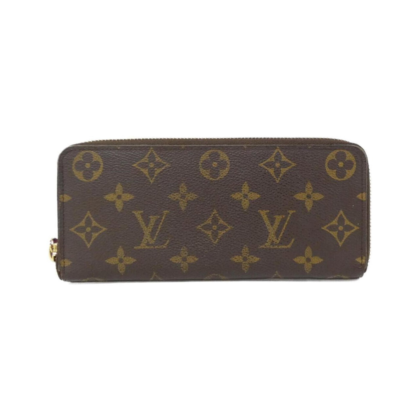 Louis Vuitton Monogram Portefeuille Clemence M60742 Wallet: Louis Vuitton Monogram Portefeuille Clemence M60742 Wallet The Louis Vuitton Monogram Portefeuille Clemence M60742 Wallet boasts a timeless design with its classic maroon color and iconic monogram pat