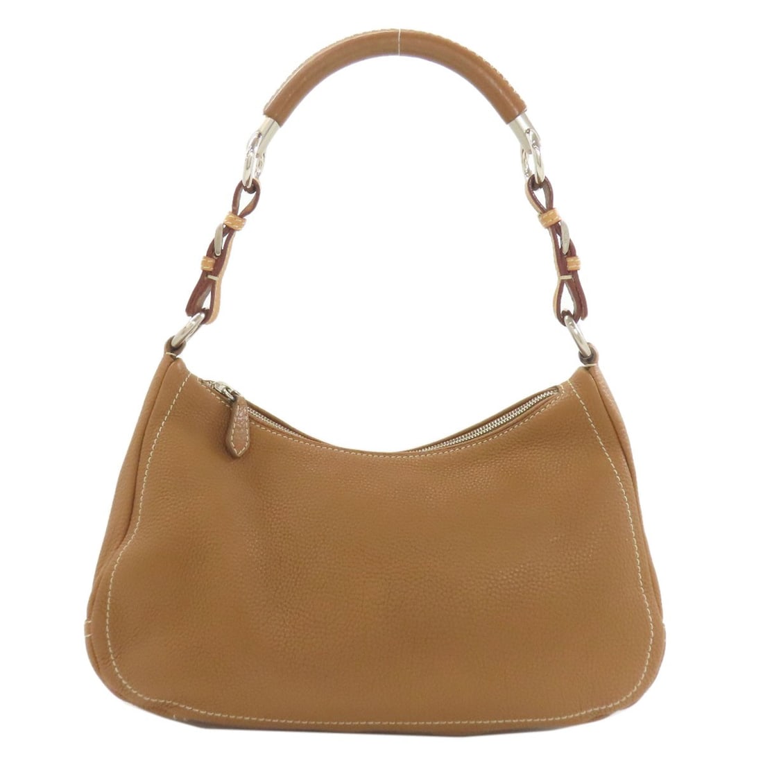Prada Br1842 One Belt Shoulder Bag Leather: Prada Br1842 One Belt Shoulder Bag Leather The Prada Br1842 One Belt Shoulder Bag Leather boasts a rich, brown leather exterior and a sleek shoulder design. This stylish bag features high-quality