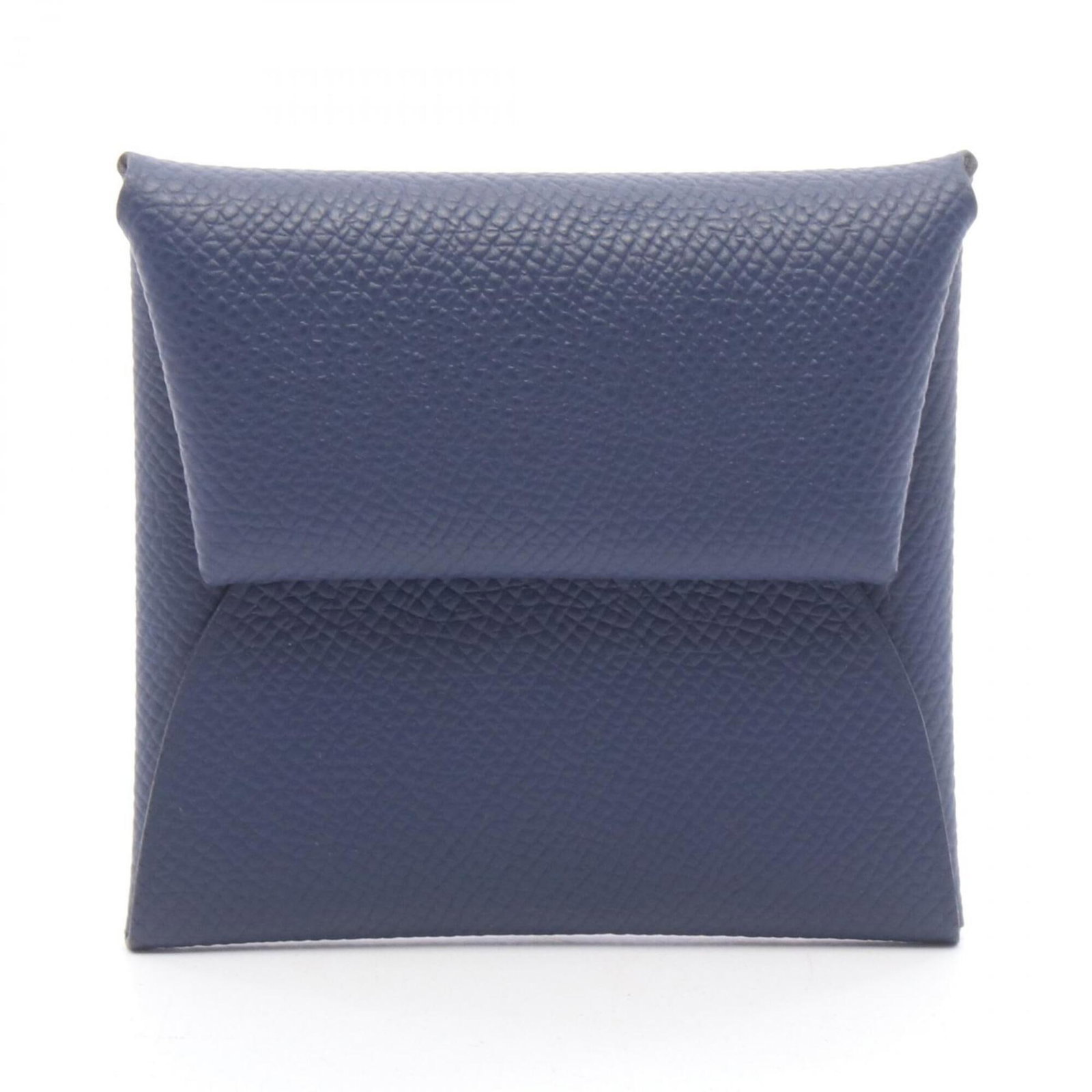 Hermes Coin Purse/ Coin Case Epsom Leather: Hermes Coin Purse/ Coin Case Epsom Leather Epsom leather coin purse in Bleu Saphir, Green, and Navy. This compact case measures 8cm x 8.5cm x 1cm and features the iconic Hermes style. Made from